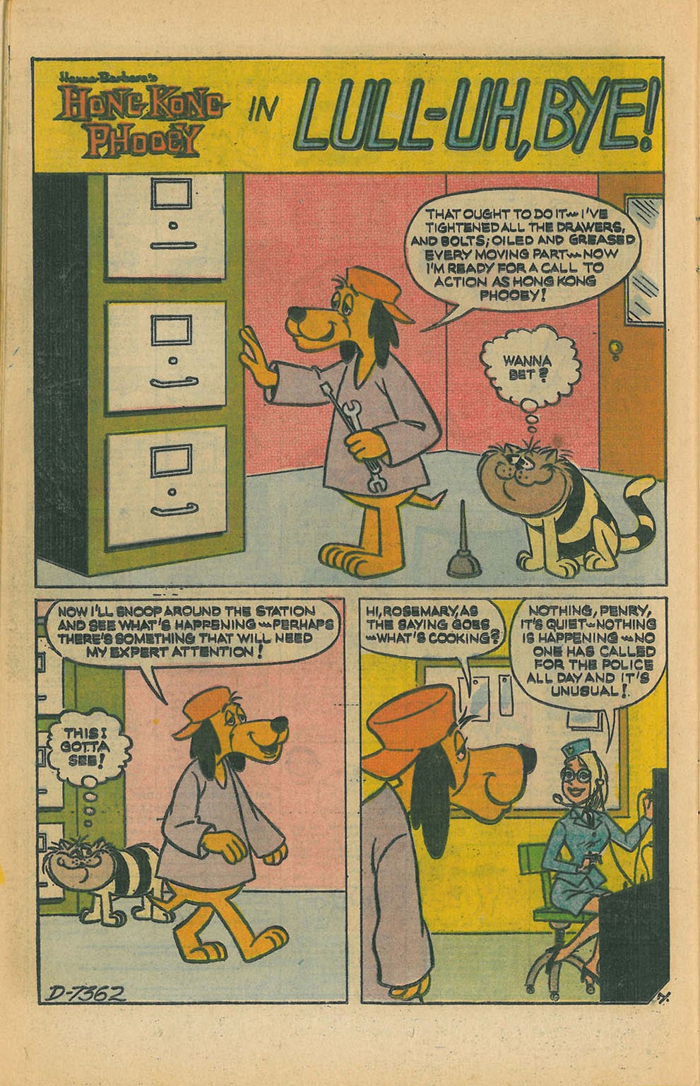Read online Hong Kong Phooey comic -  Issue #3 - 24