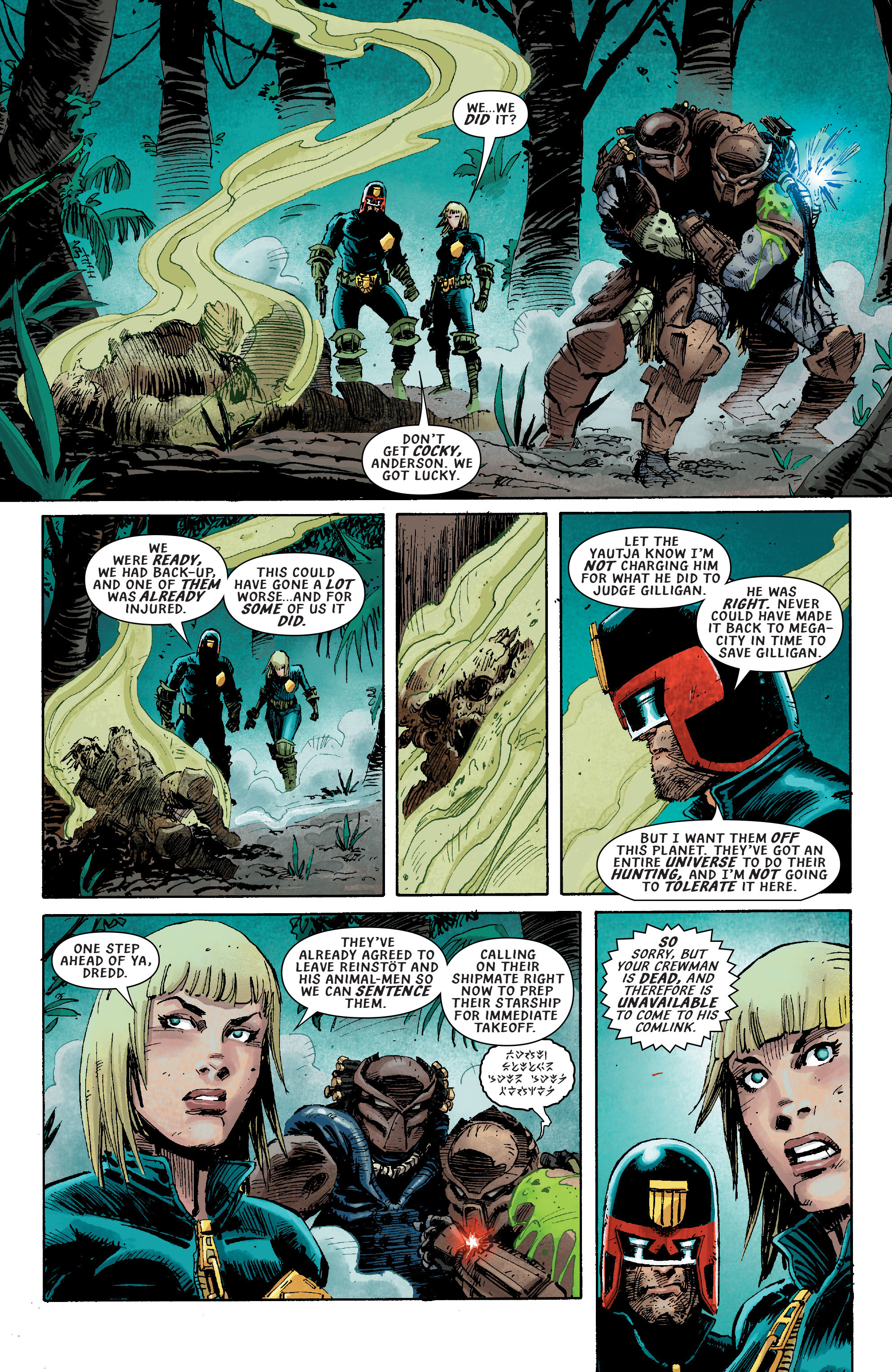 Read online Predator Vs. Judge Dredd Vs. Aliens comic -  Issue #3 - 22