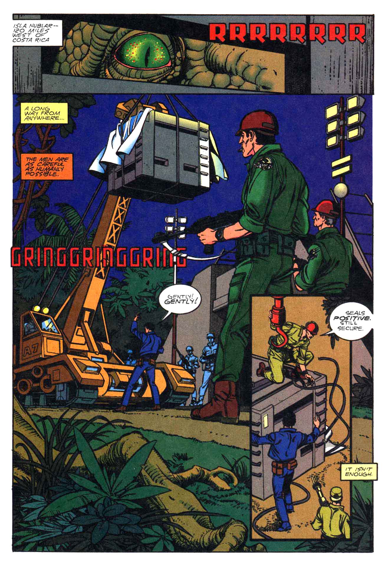 Read online Jurassic Park (1993) comic -  Issue #1 - 4
