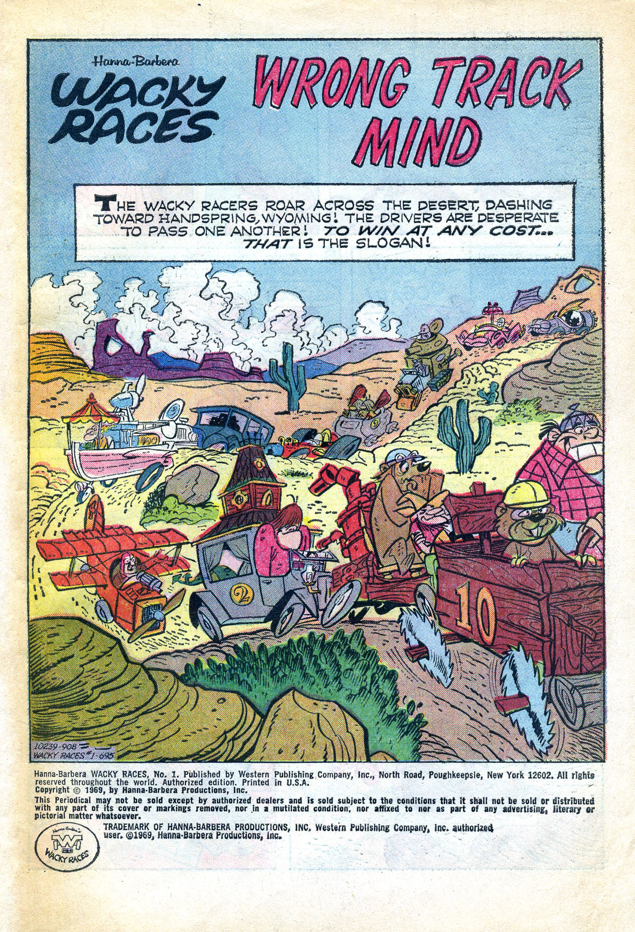 Read online Hanna-Barbera Wacky Races comic -  Issue #1 - 2