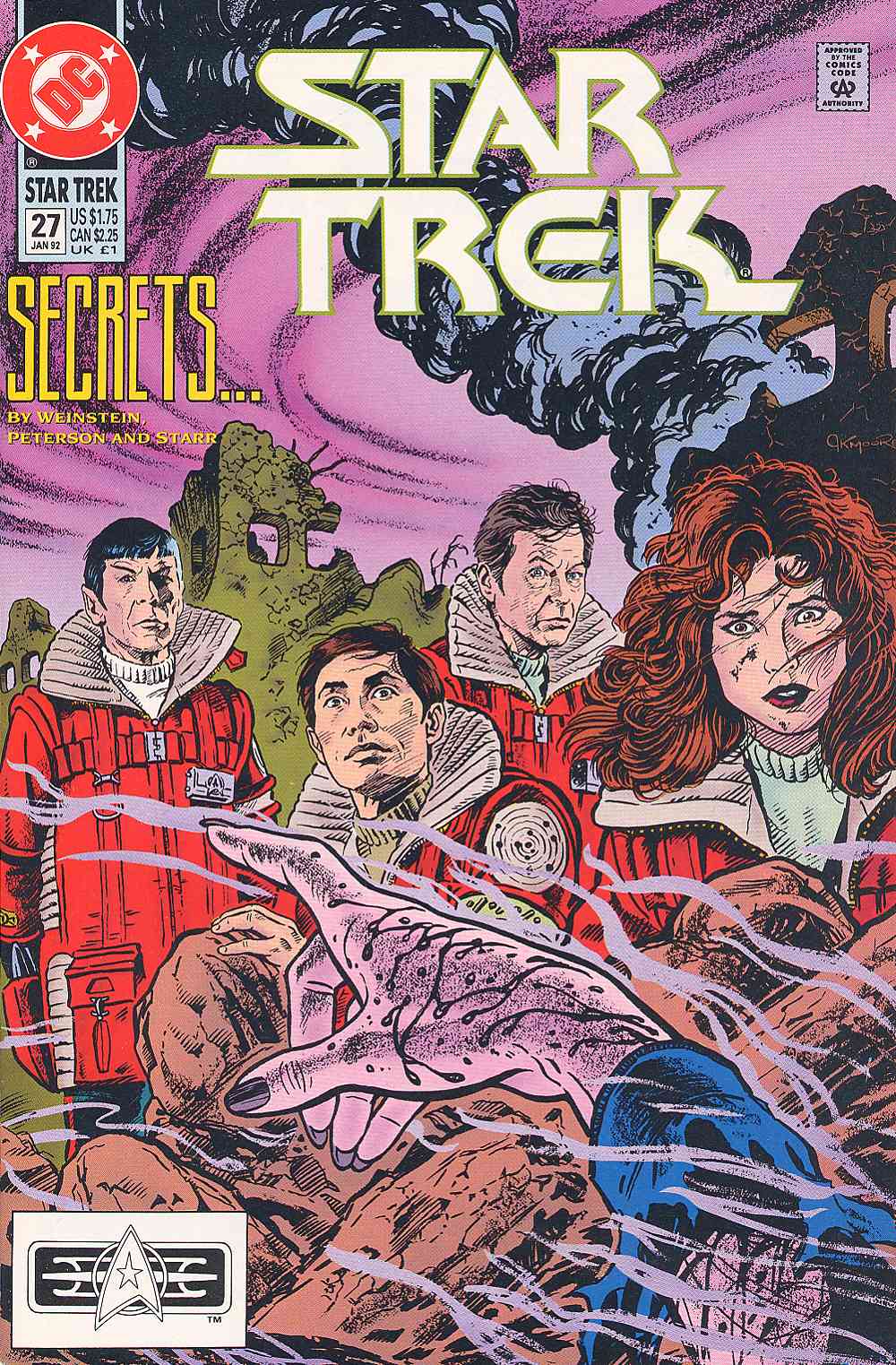 Read online Star Trek (1989) comic -  Issue #27 - 1