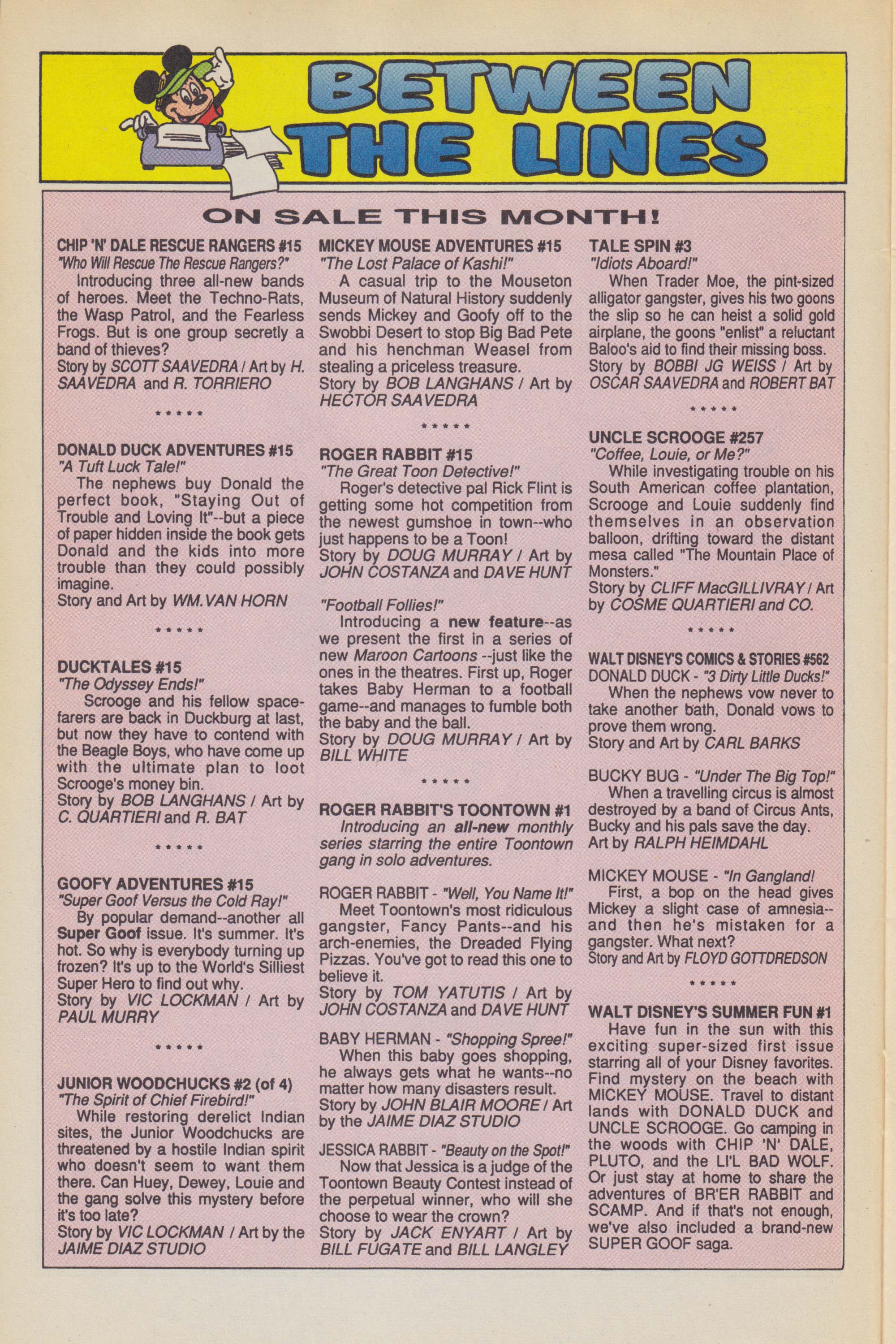 Read online Roger Rabbit's Toontown comic -  Issue #1 - 10