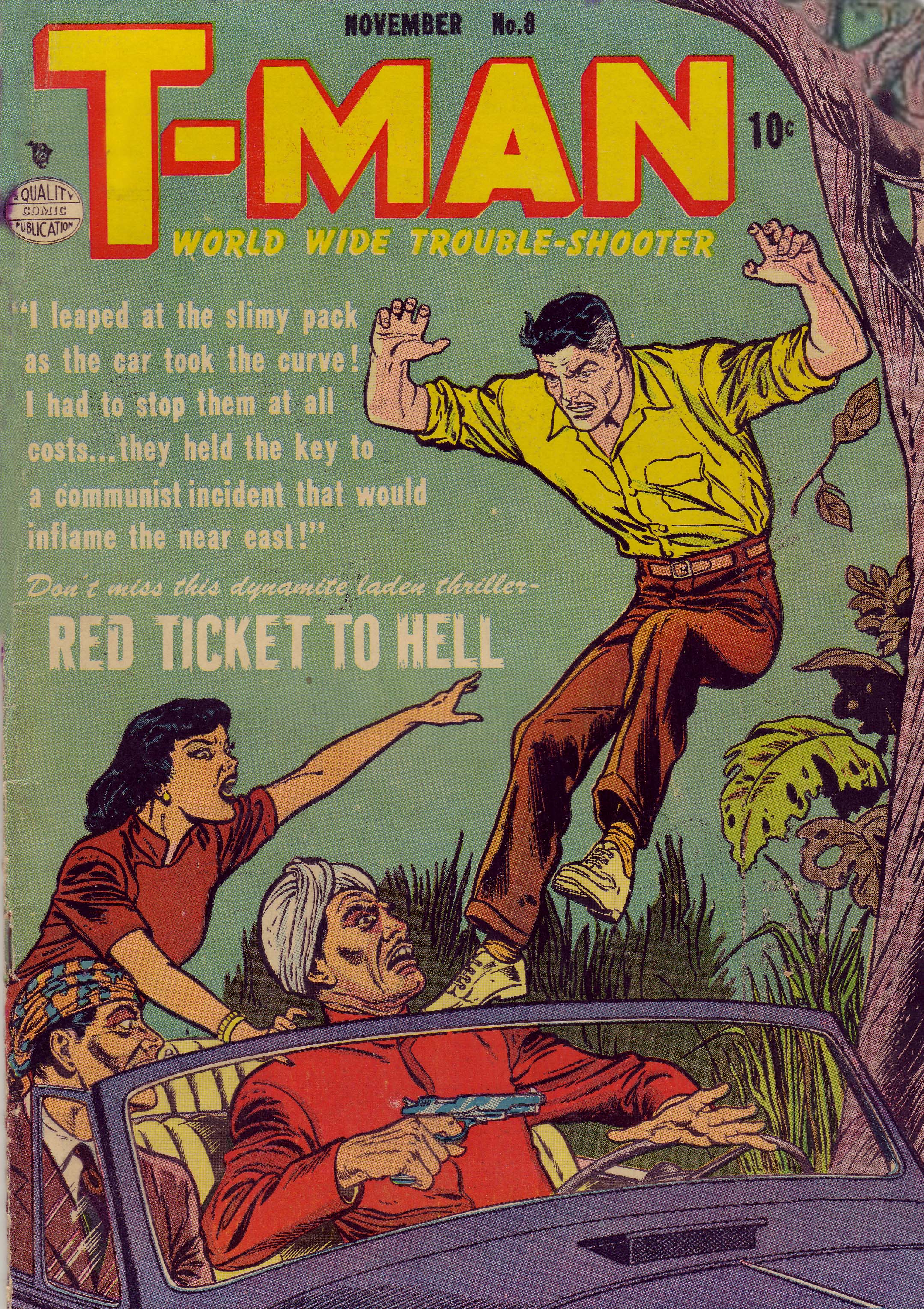 Read online T-Man: World Wide Trouble Shooter comic -  Issue #8 - 1