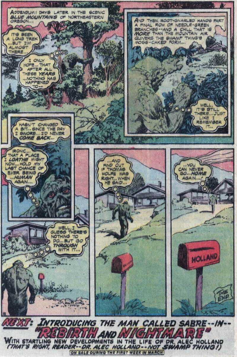 Read online Swamp Thing (1972) comic -  Issue #22 - 19