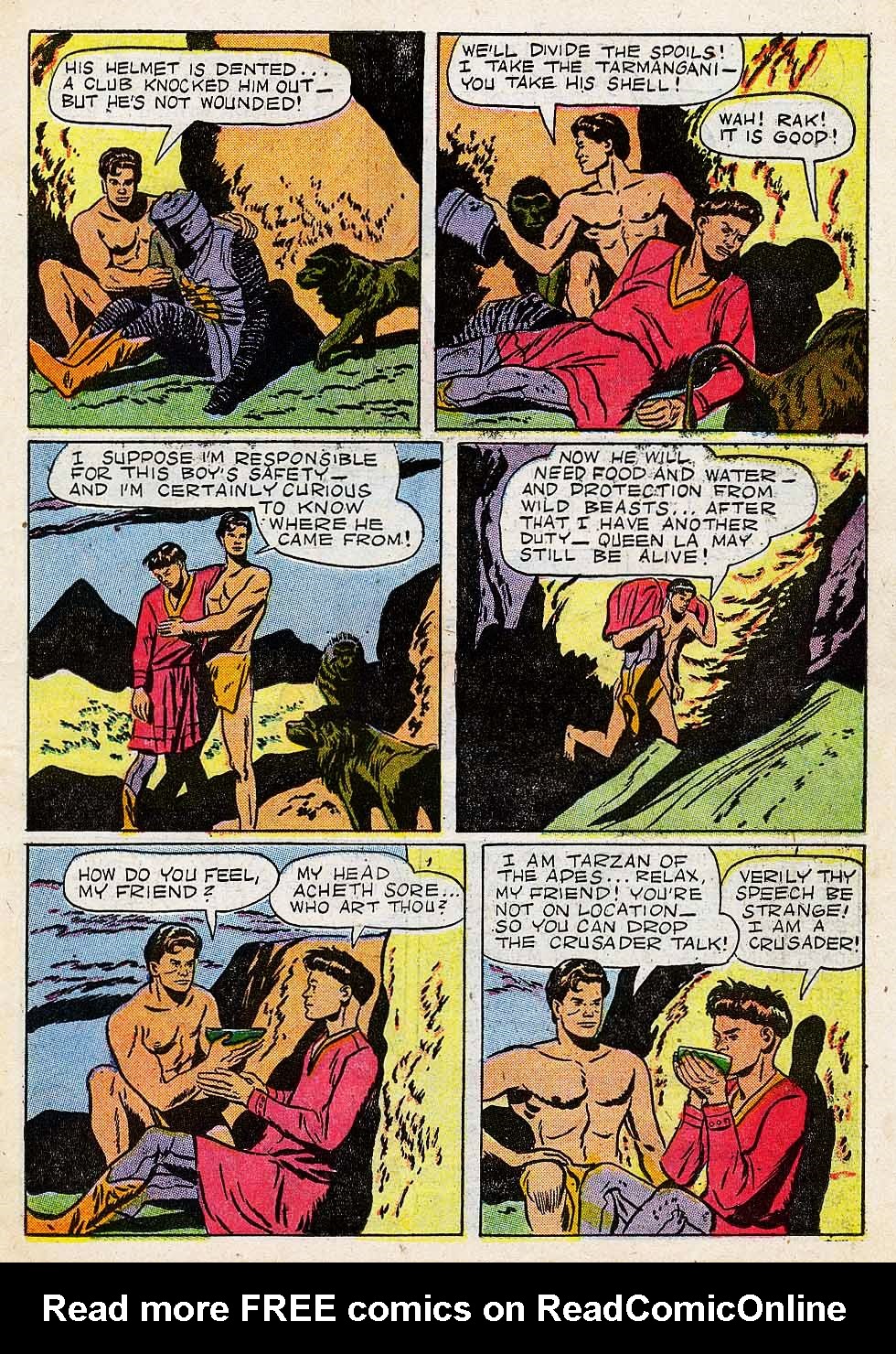 Read online Tarzan (1948) comic -  Issue #13 - 7