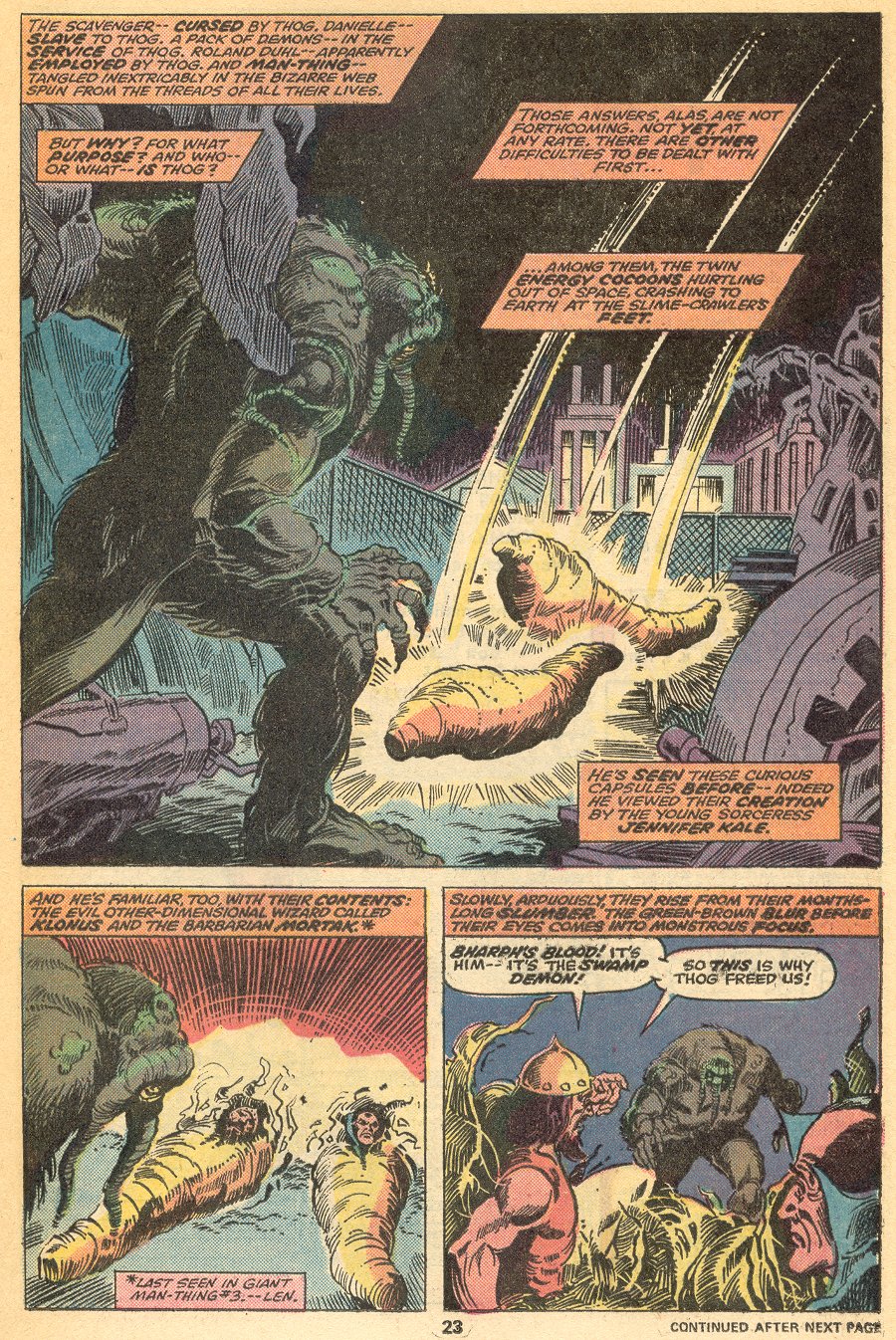 Read online Man-Thing (1974) comic -  Issue #21 - 17