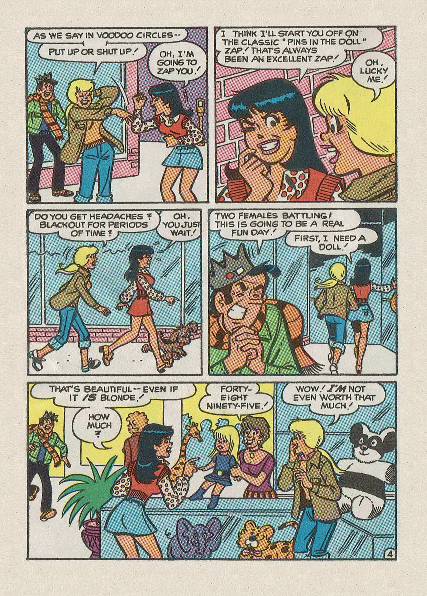 Read online Jughead Jones Comics Digest comic -  Issue #68 - 82