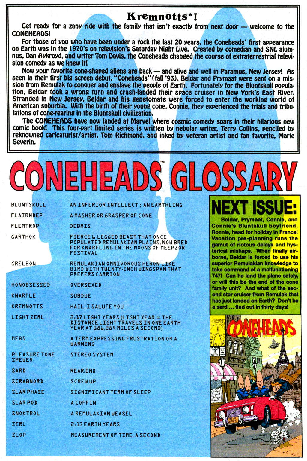 Read online Coneheads comic -  Issue #1 - 23