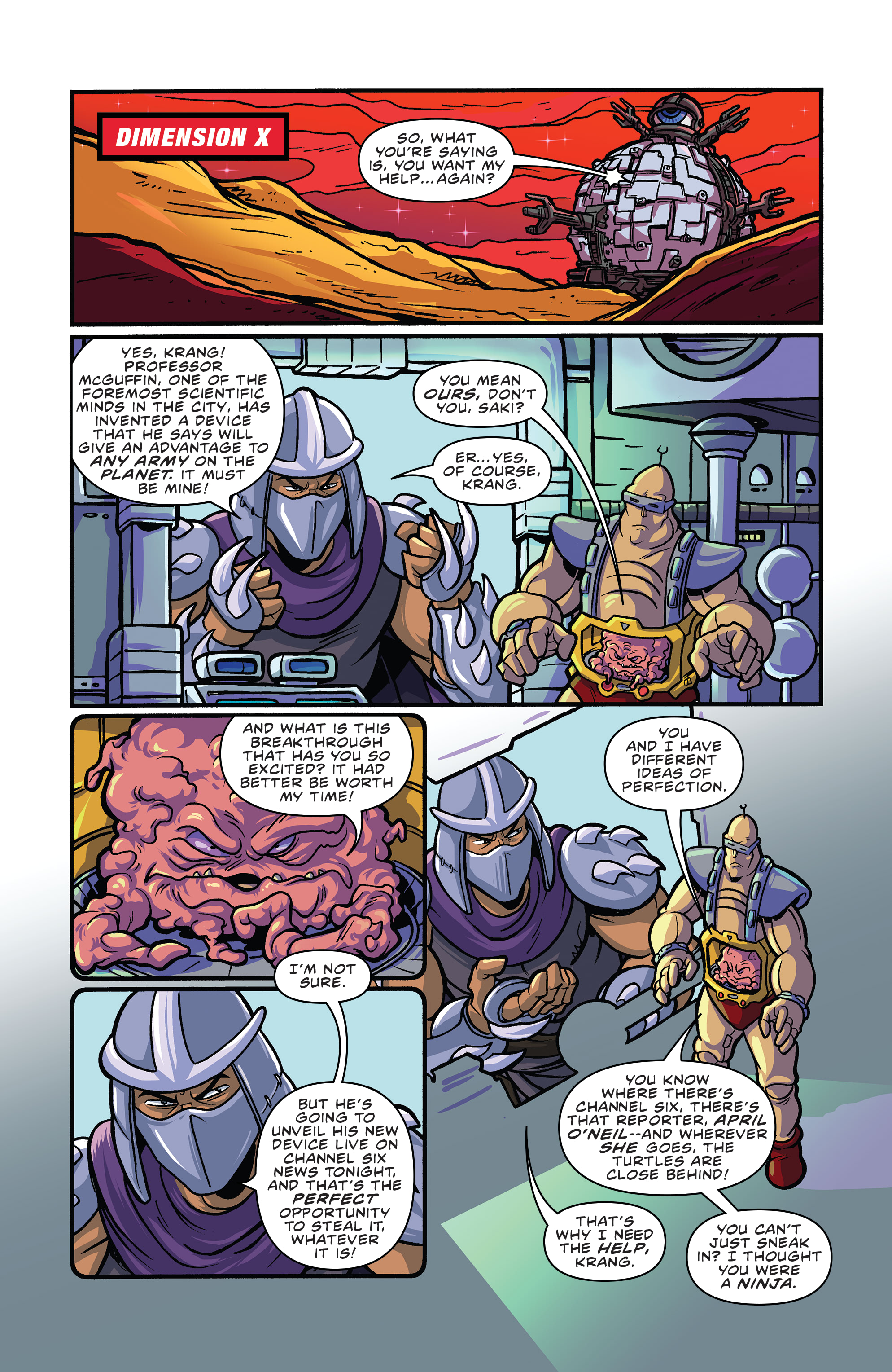 Read online Teenage Mutant Ninja Turtles: Saturday Morning Adventures comic -  Issue #2 - 3