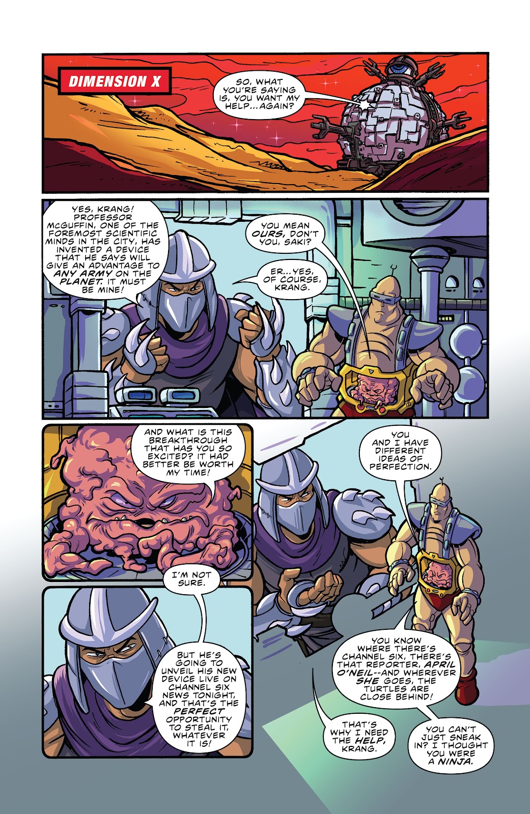 Teenage Mutant Ninja Turtles: Saturday Morning Adventures issue 2 - Page 3