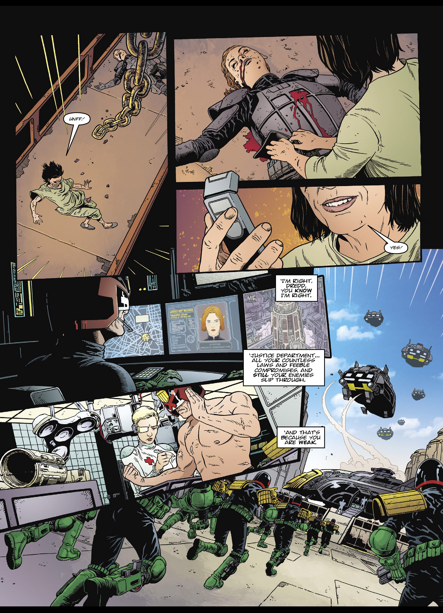 Read online Judge Dredd Megazine (Vol. 5) comic -  Issue #450 - 100