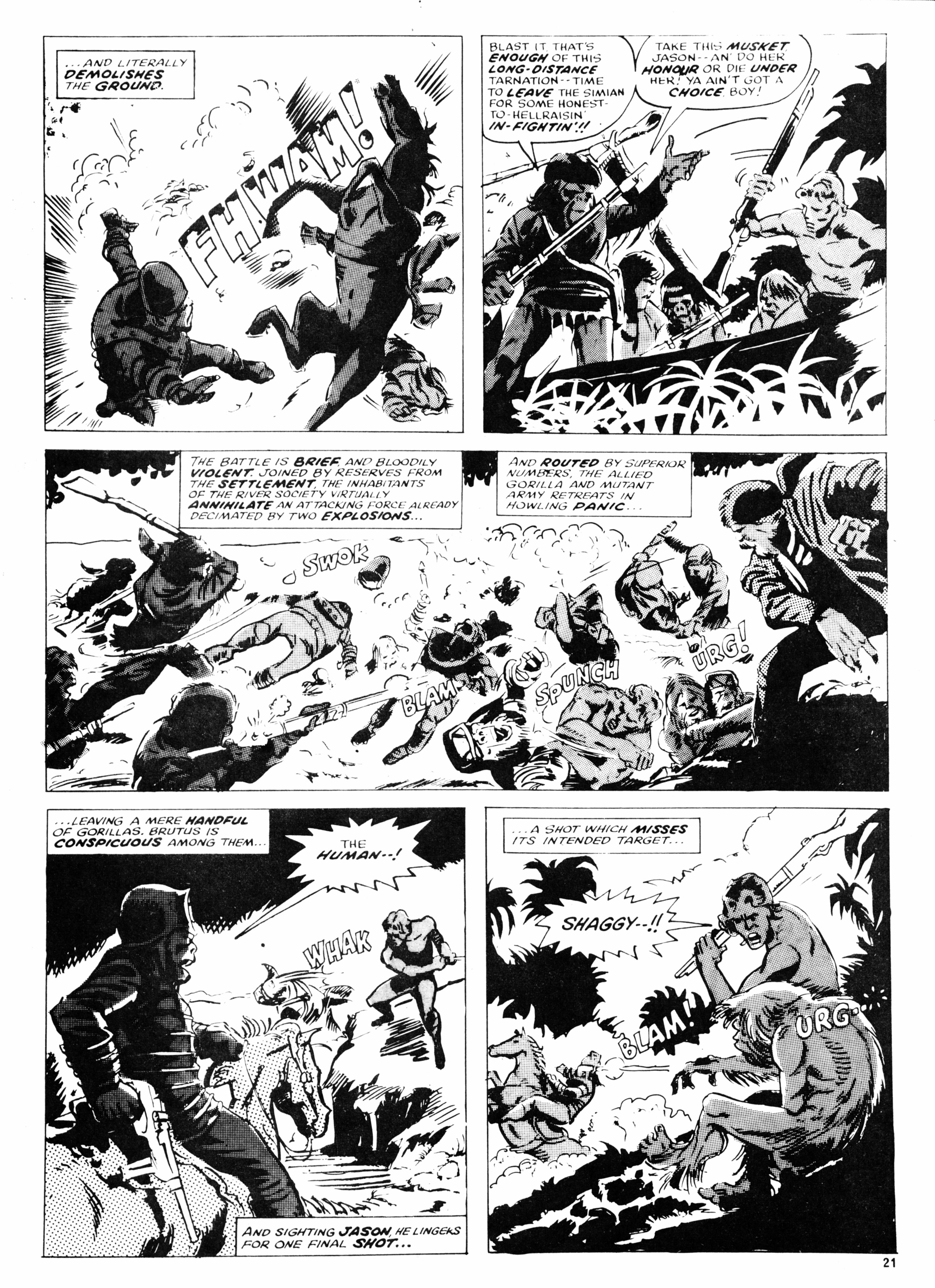 Read online Planet of the Apes (1974) comic -  Issue #19 - 21