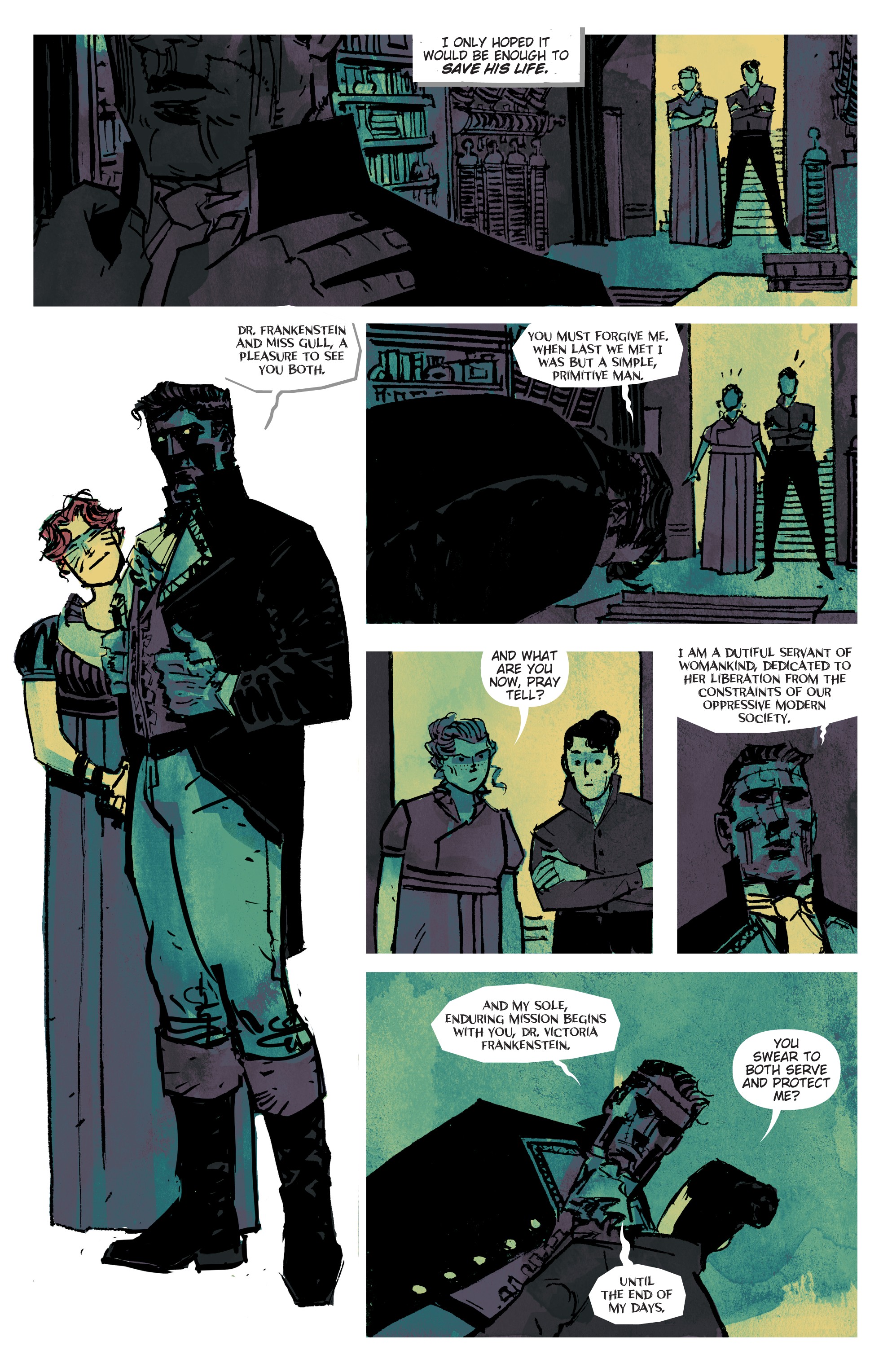 Read online Mary Shelley Monster Hunter comic -  Issue #3 - 18