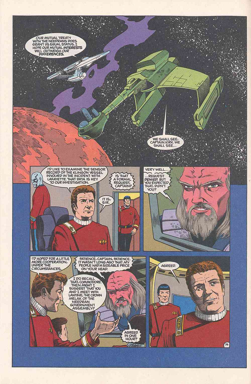 Read online Star Trek (1989) comic -  Issue #17 - 14