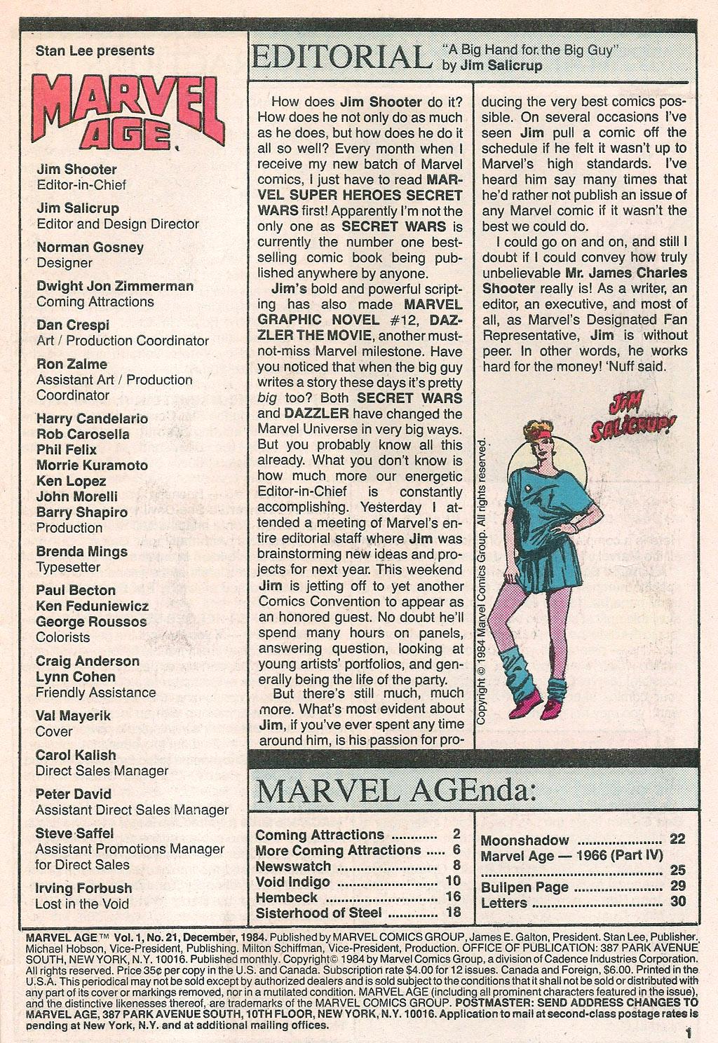 Read online Marvel Age comic -  Issue #21 - 3