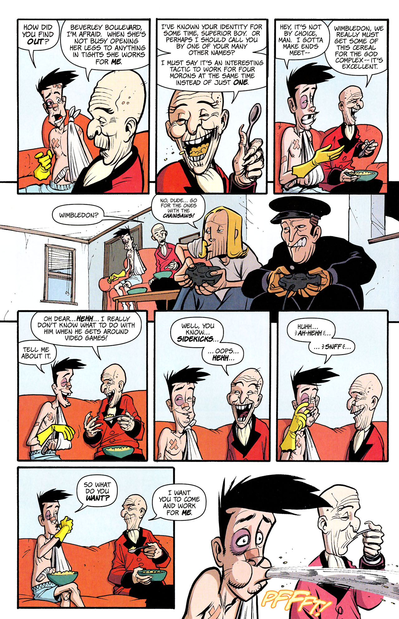 Read online Paul Jenkins' Sidekick comic -  Issue #5 - 4