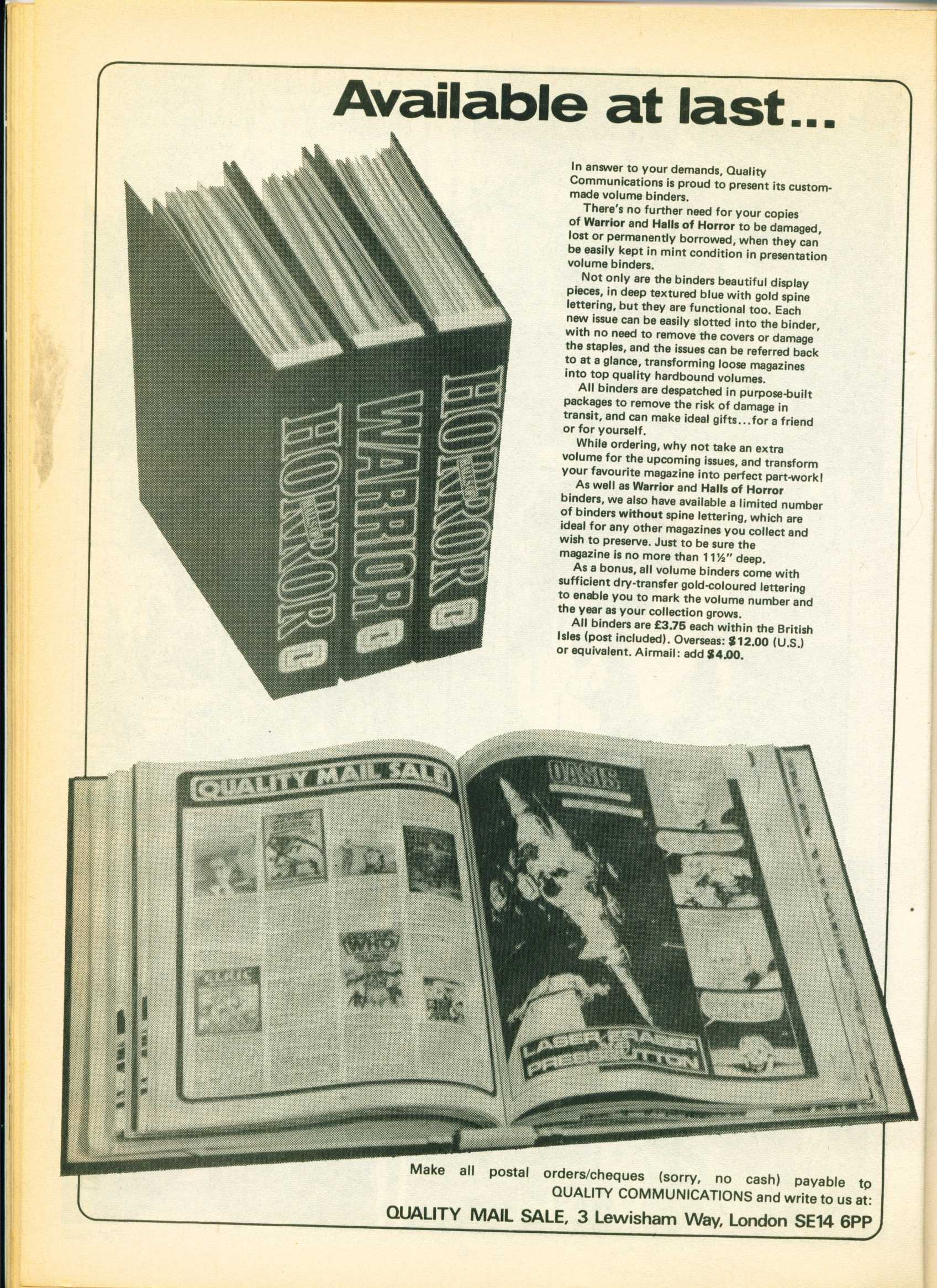 Read online Warrior comic -  Issue #13 - 32