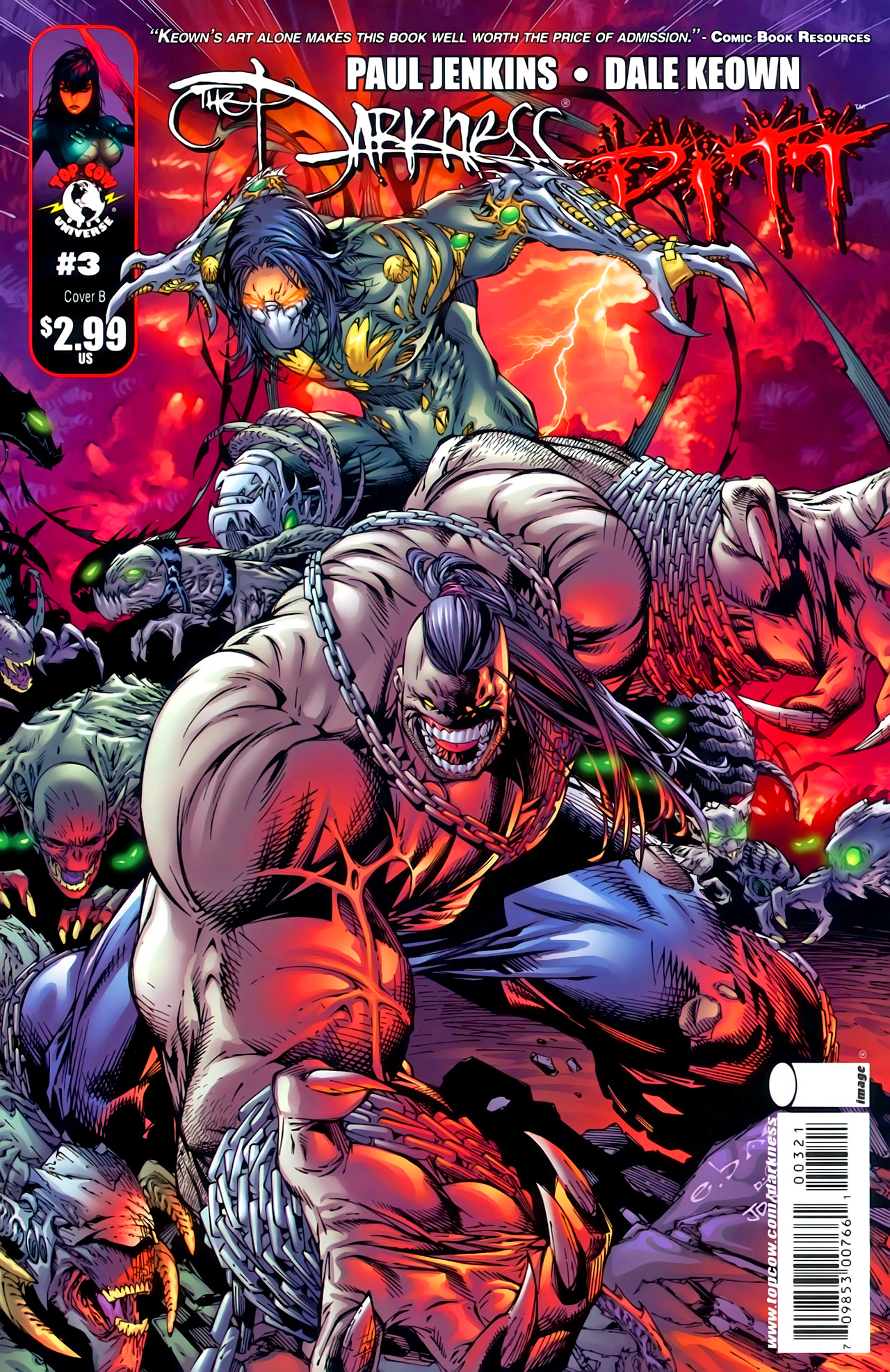 Read online The Darkness/Pitt comic -  Issue #3 - 1