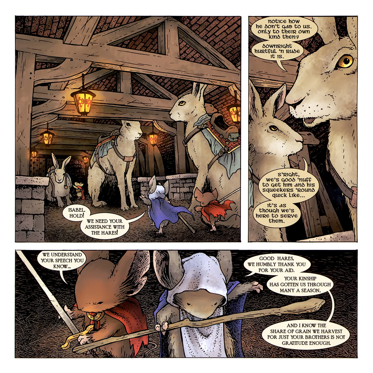 Read online Mouse Guard: Winter 1152 comic -  Issue #6 - 7