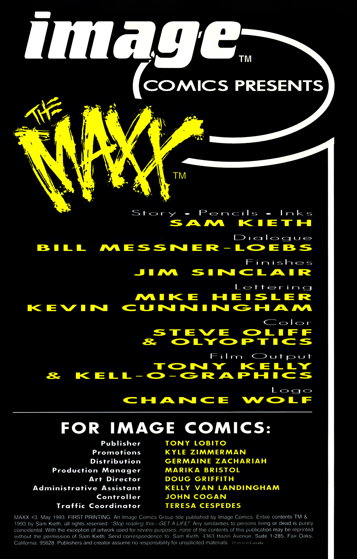 Read online The Maxx (1993) comic -  Issue #3 - 2