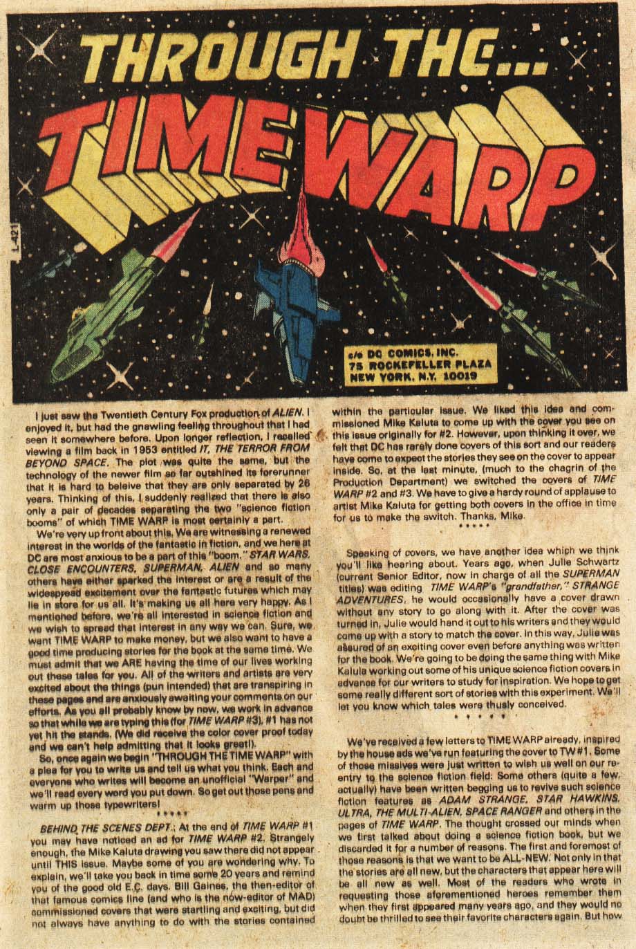 Read online Time Warp (1979) comic -  Issue #3 - 44