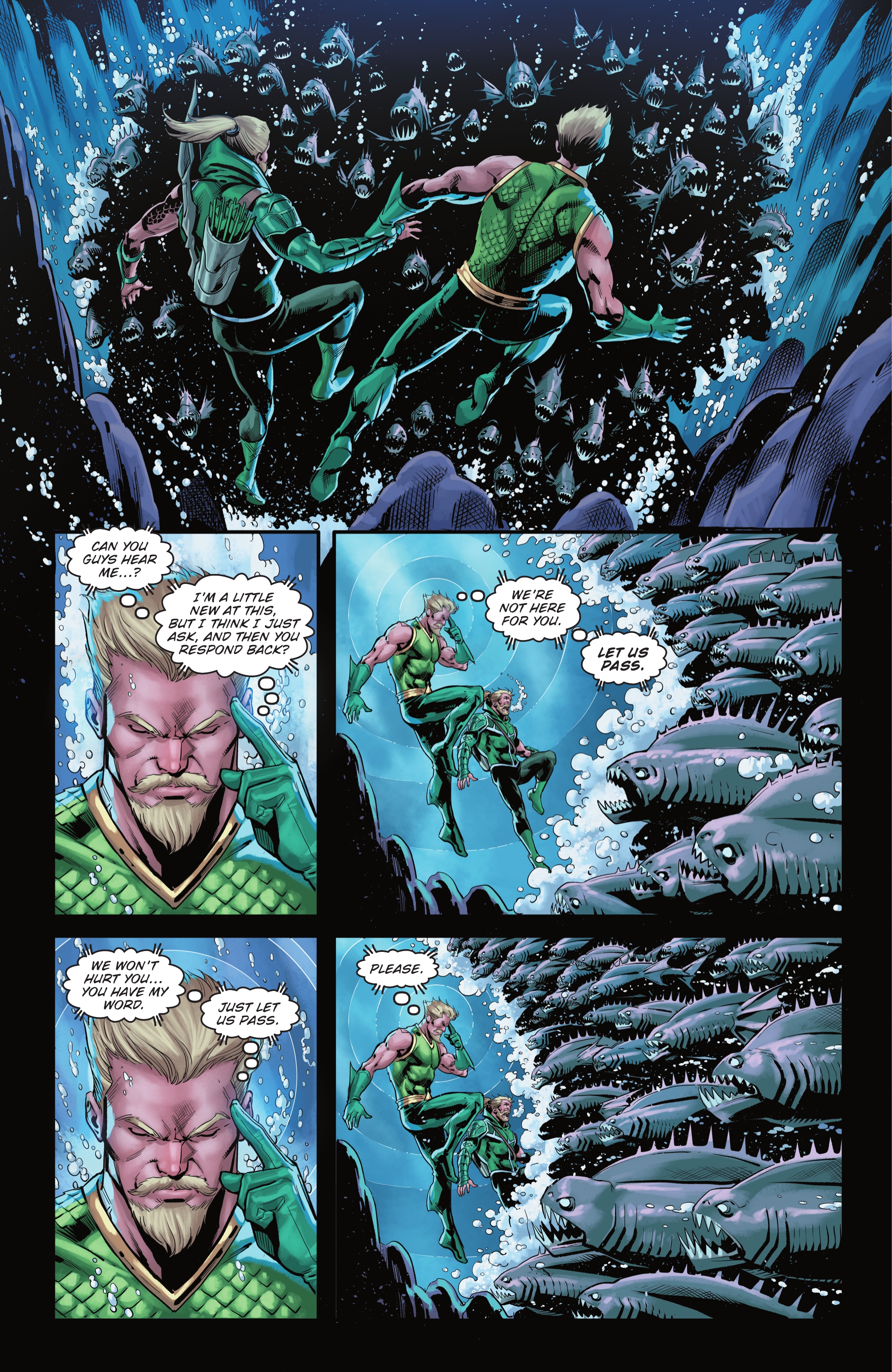 Read online Aquaman/Green Arrow - Deep Target comic -  Issue #4 - 21