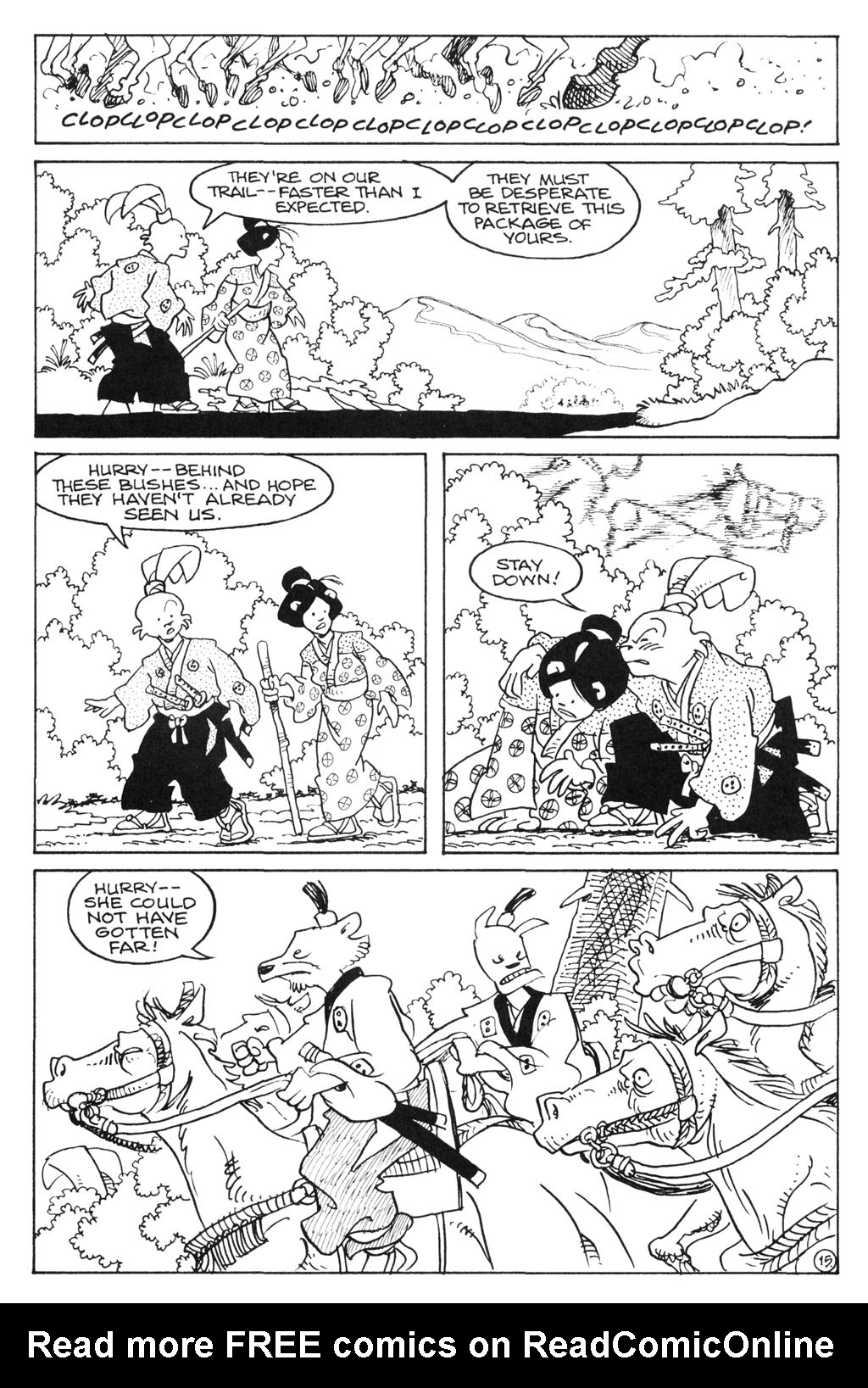 Usagi Yojimbo (1996) Issue #76 #76 - English 17