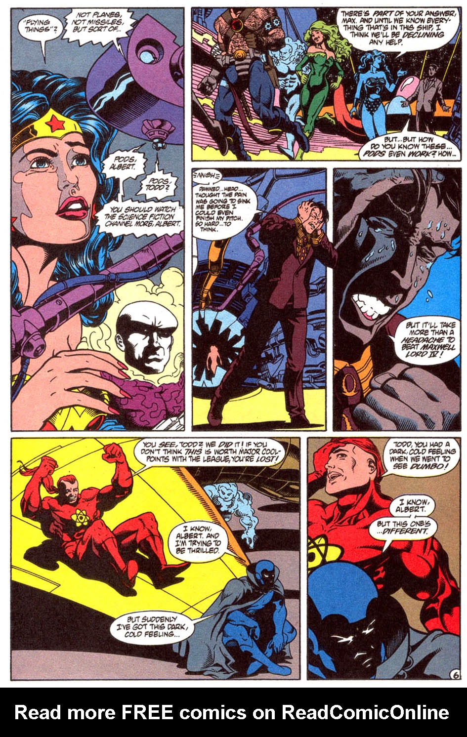 Read online Justice League America comic -  Issue #93 - 7