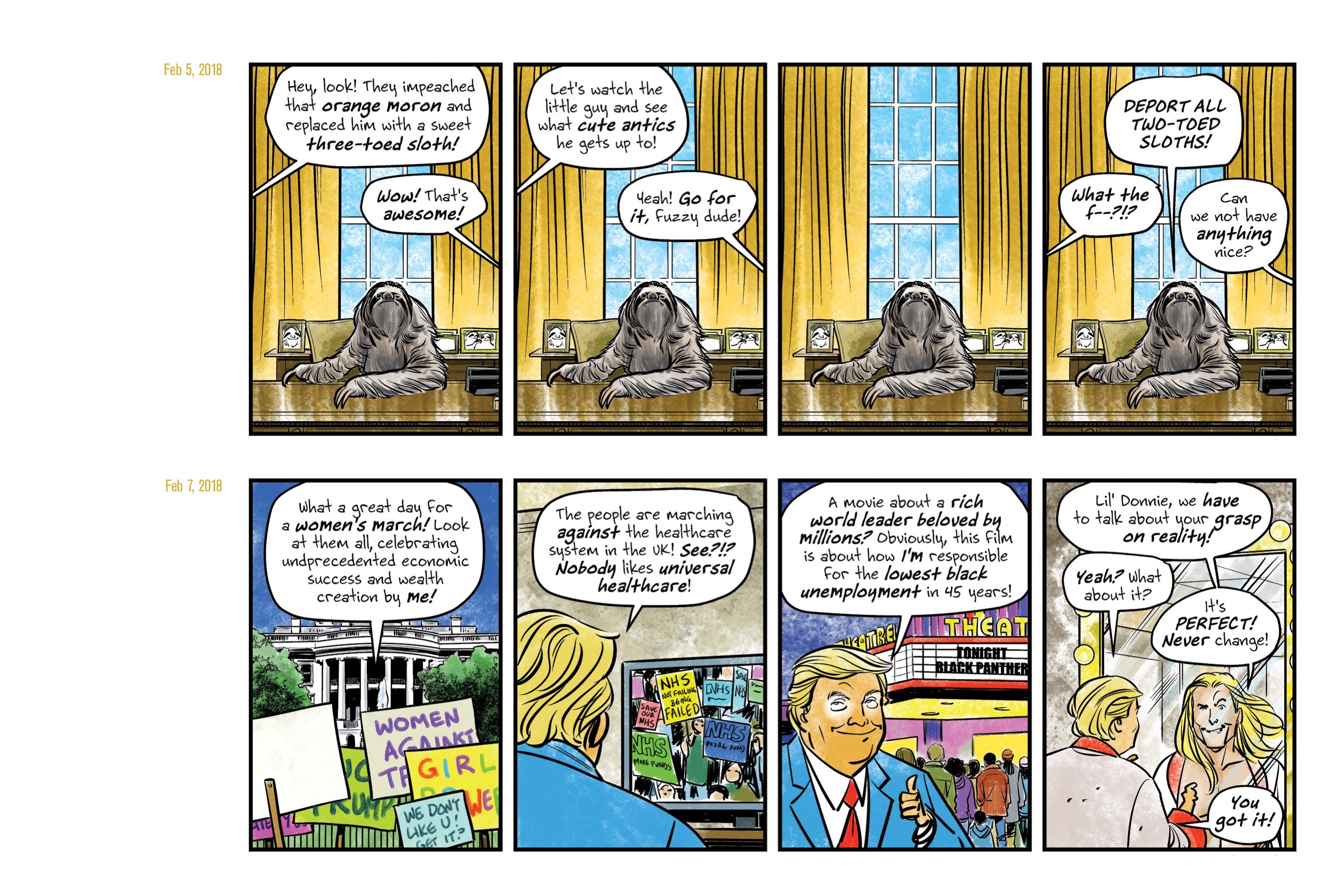 Read online Lil' Donnie: Executive Privilege comic -  Issue # TPB - 70