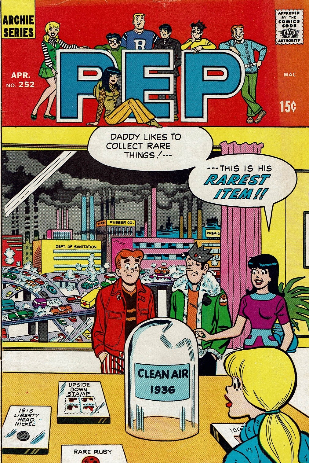 Read online Pep Comics comic -  Issue #252 - 1