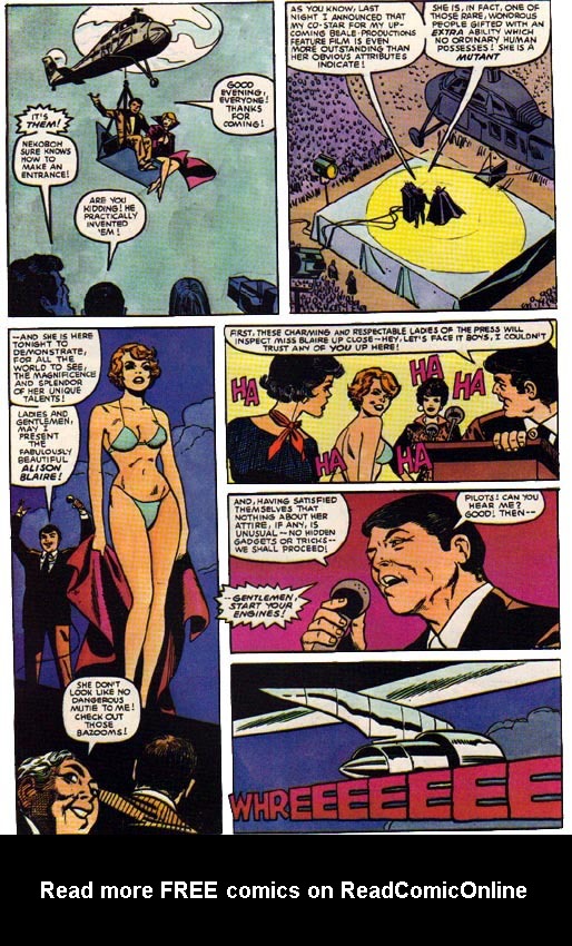 Read online Marvel Graphic Novel comic -  Issue #12 - Dazzler - The Movie - 48