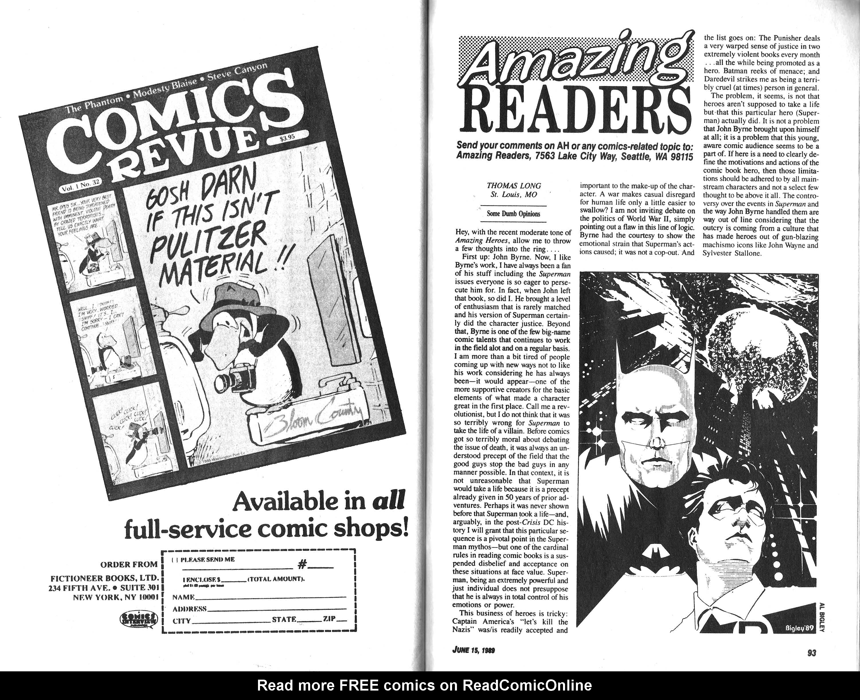 Read online Amazing Heroes comic -  Issue #167 - 47