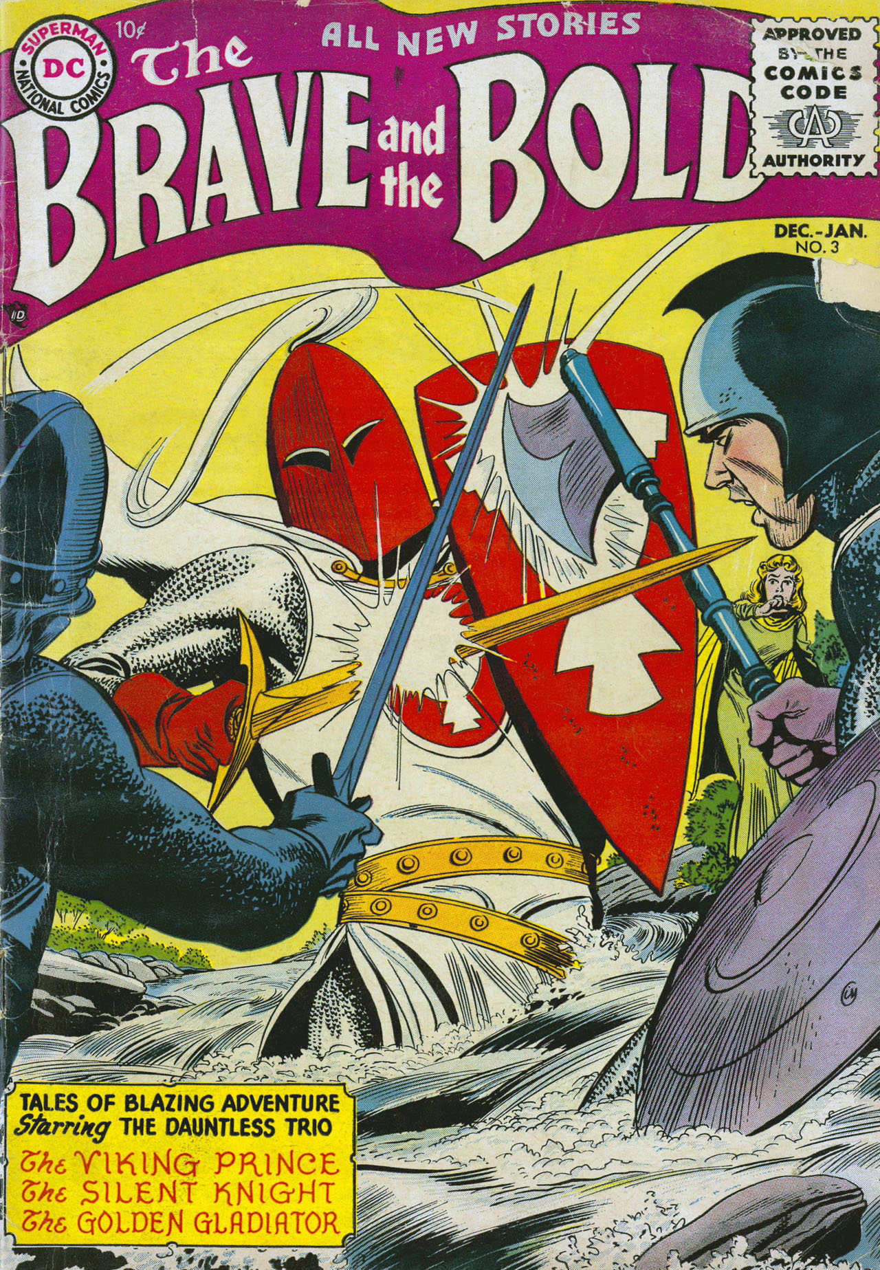 Read online The Brave and the Bold (1955) comic -  Issue #3 - 1