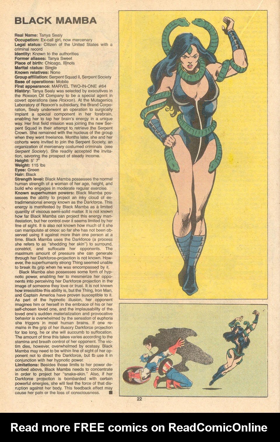 Read online The Official Handbook of the Marvel Universe Deluxe Edition comic -  Issue #2 - 24