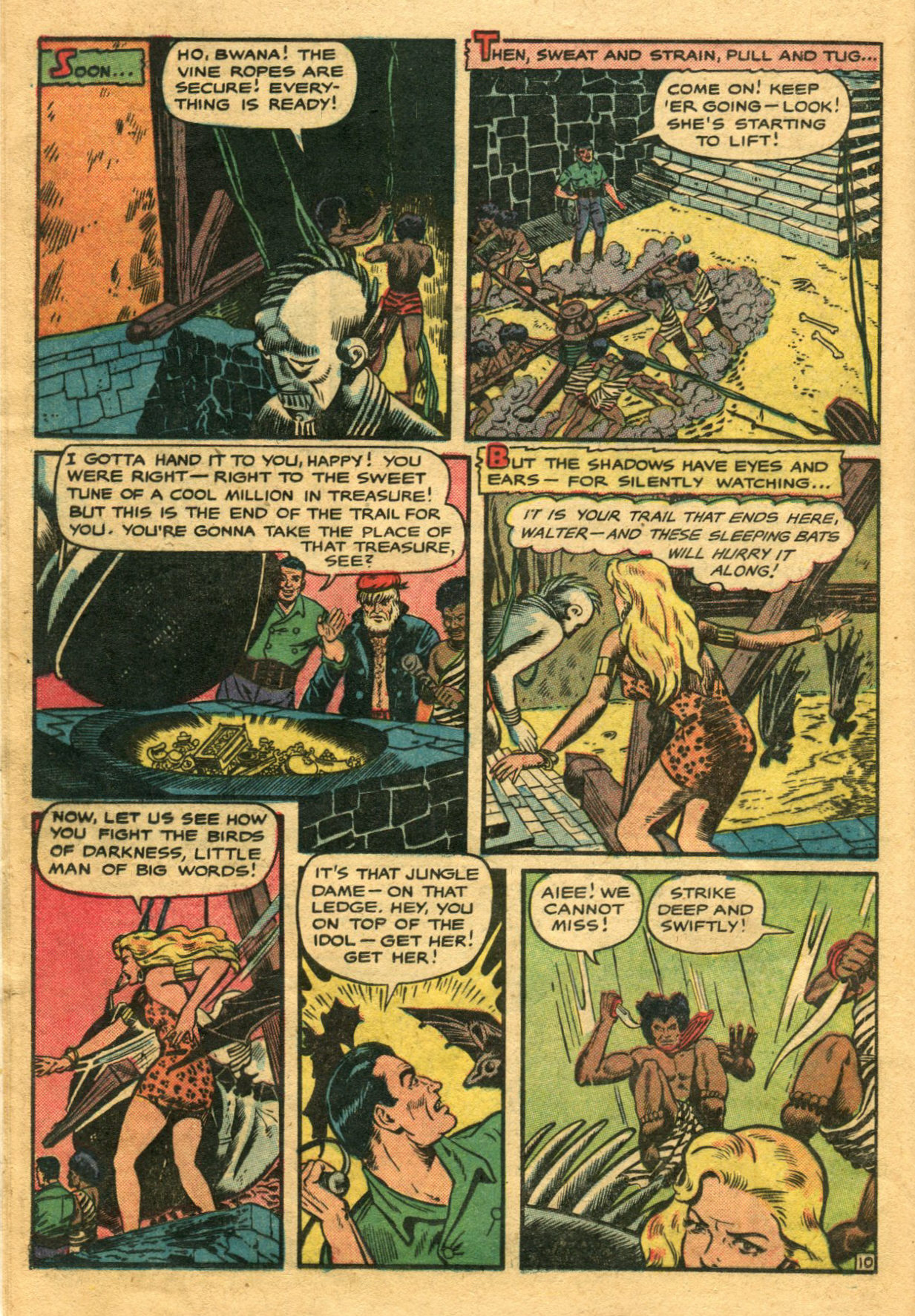 Read online Sheena, Queen of the Jungle (1942) comic -  Issue #9 - 12