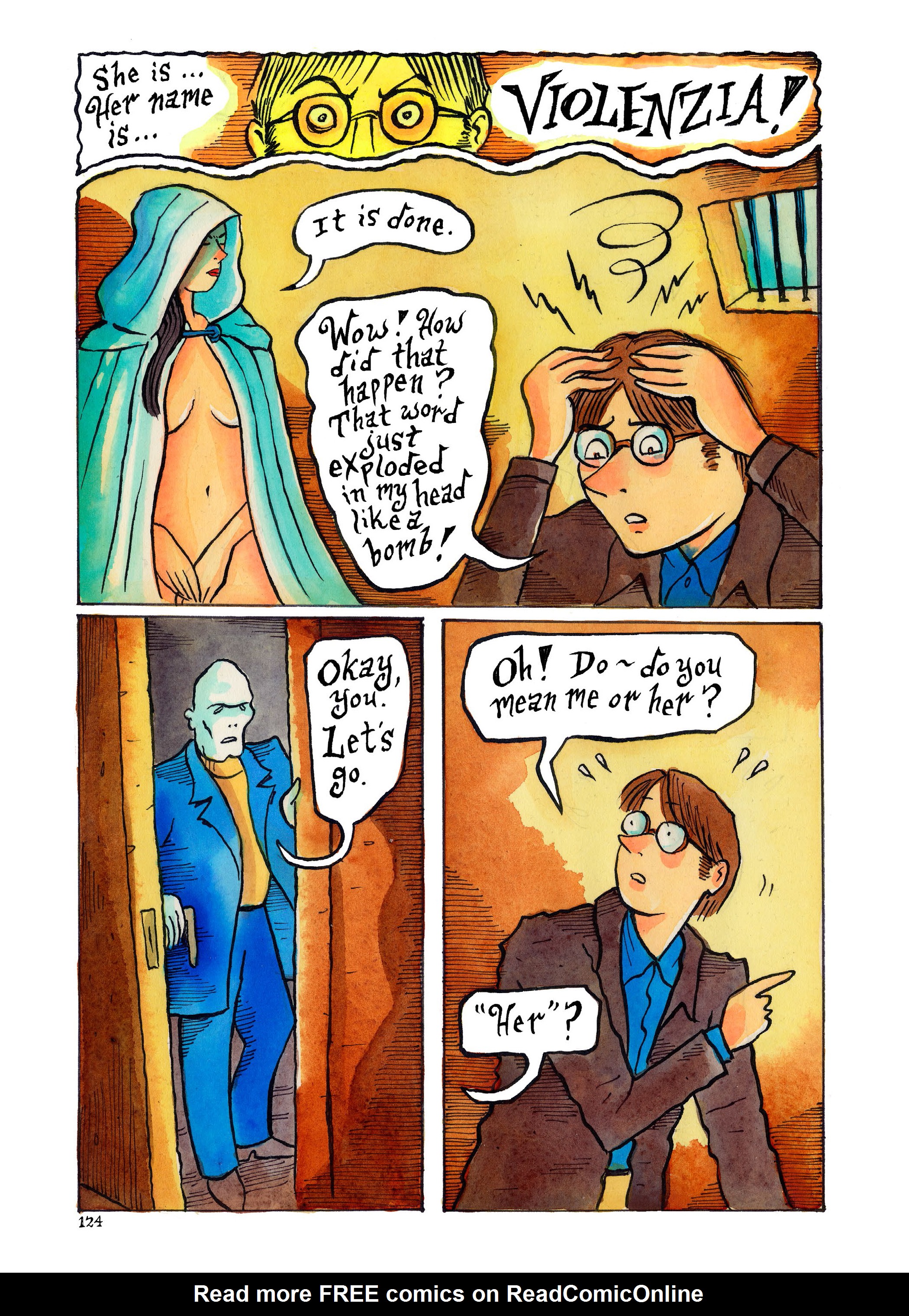 Read online Violenzia and Other Deadly Amusements comic -  Issue # TPB - 125