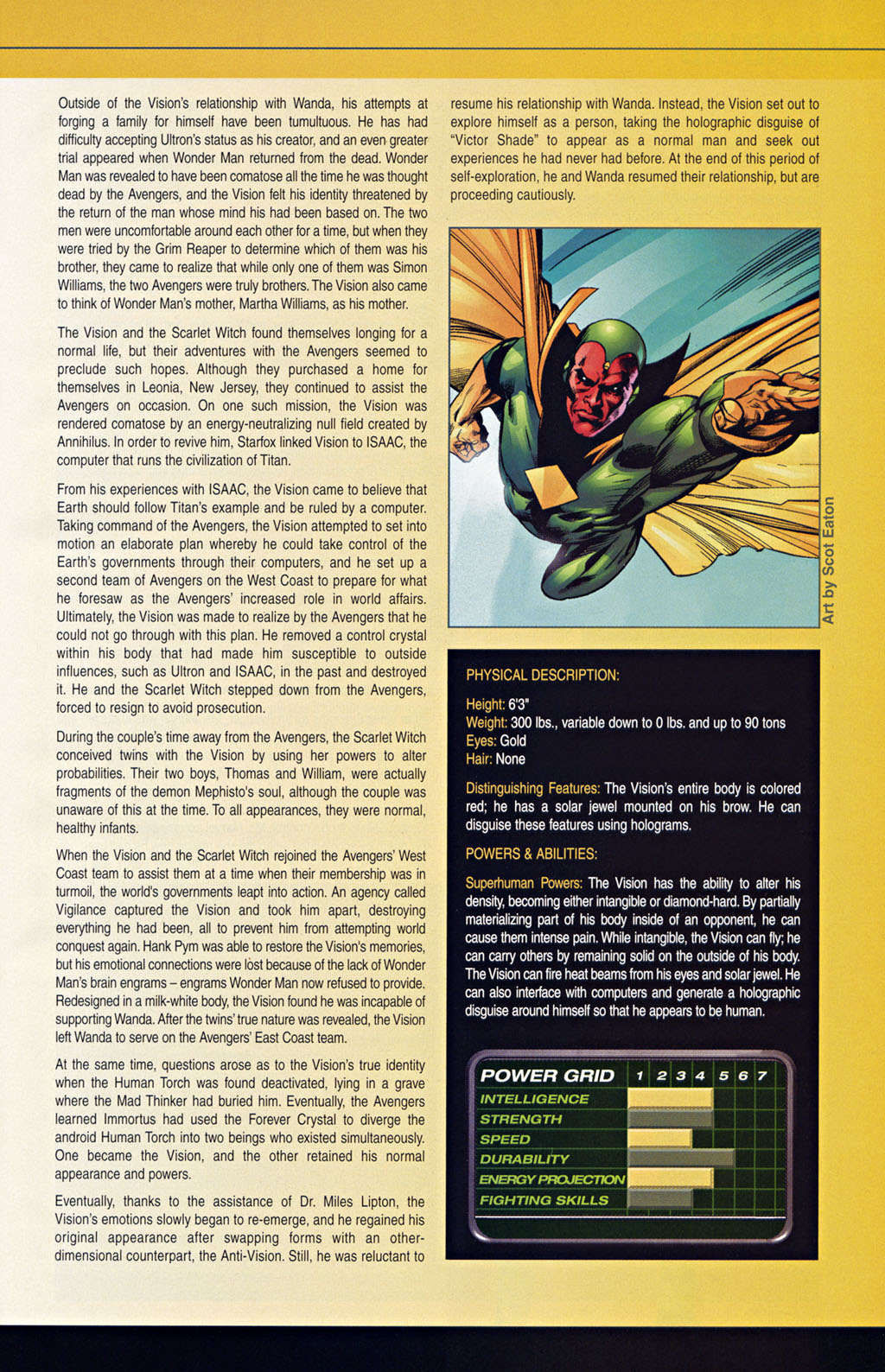 Read online The Official Handbook of the Marvel Universe: The Avengers comic -  Issue # Full - 36
