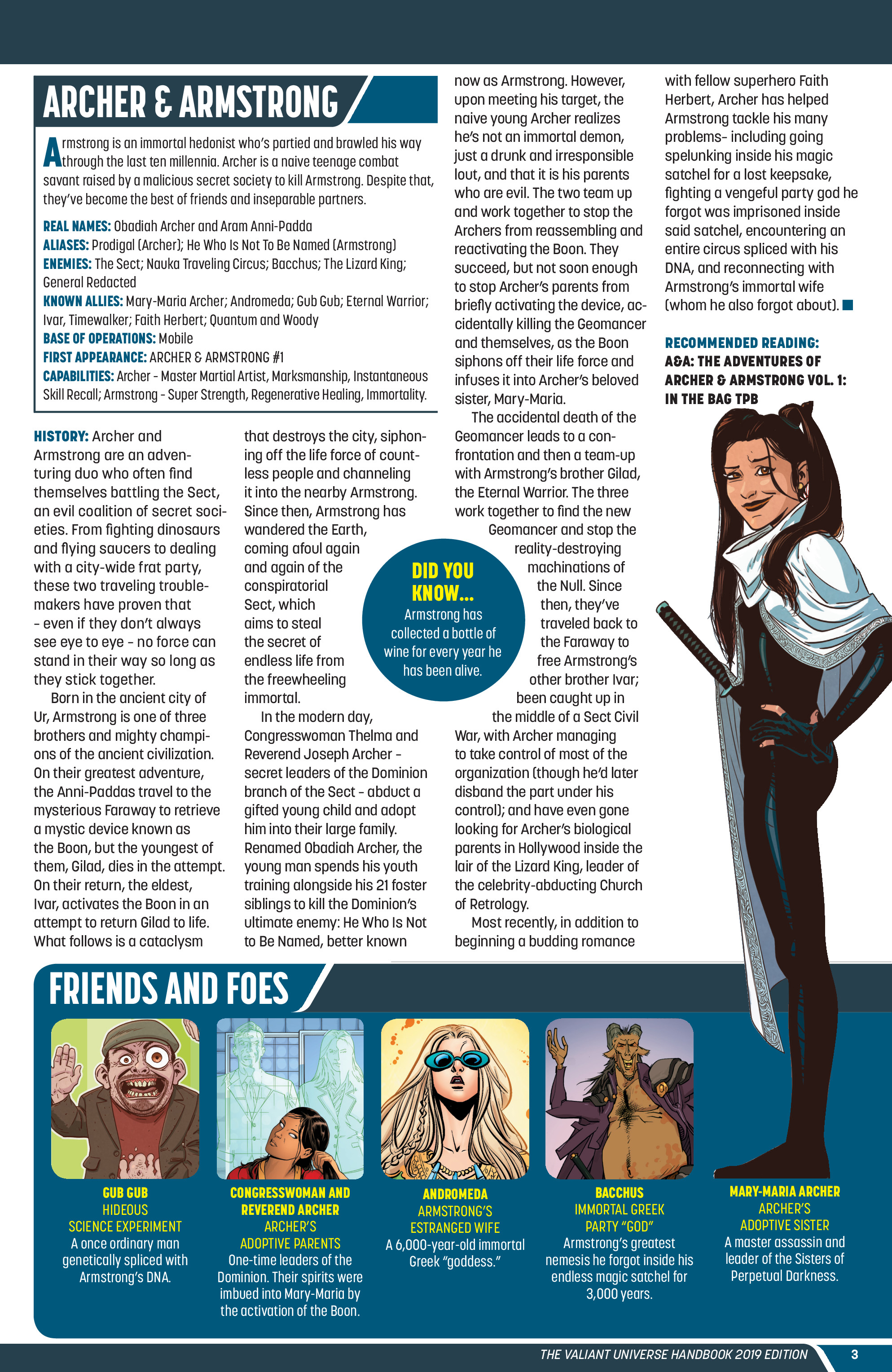 Read online Valiant Universe Handbook 2019 Edition comic -  Issue # Full - 5