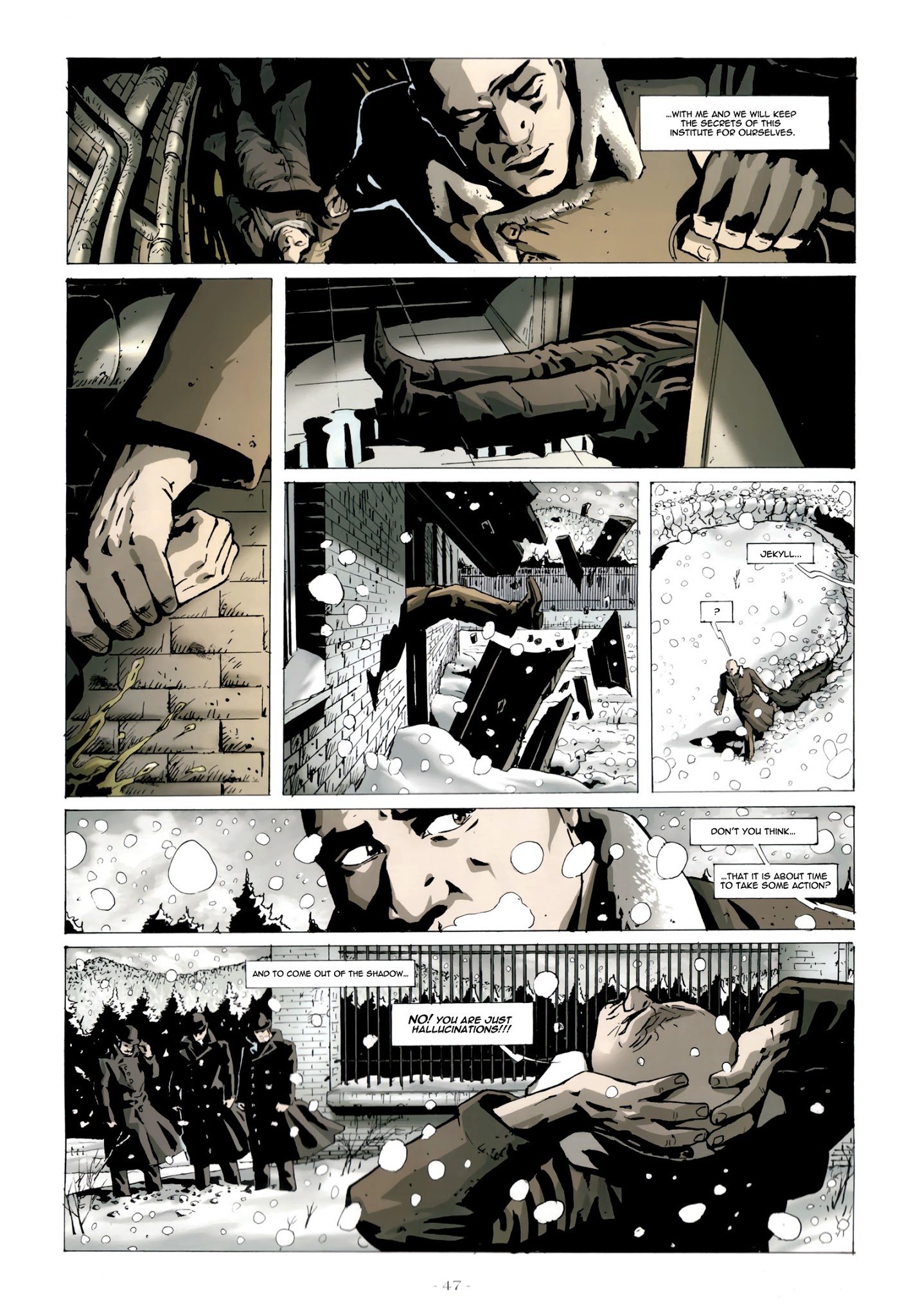 Read online Mister Hyde contre Frankenstein comic -  Issue #1 - 48