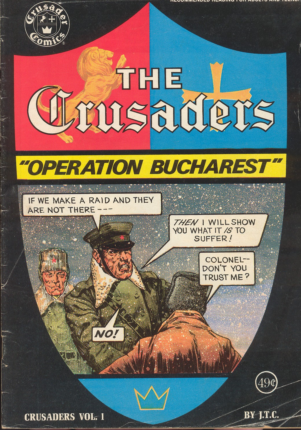Read online The Crusaders (1974) comic -  Issue #1 - 1
