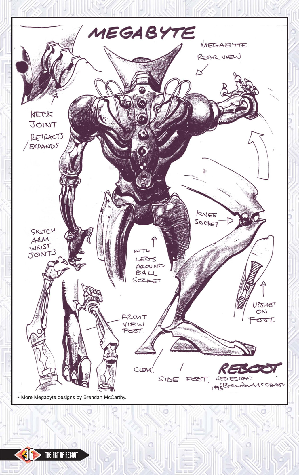 Read online The Art of Reboot comic -  Issue # TPB - 35