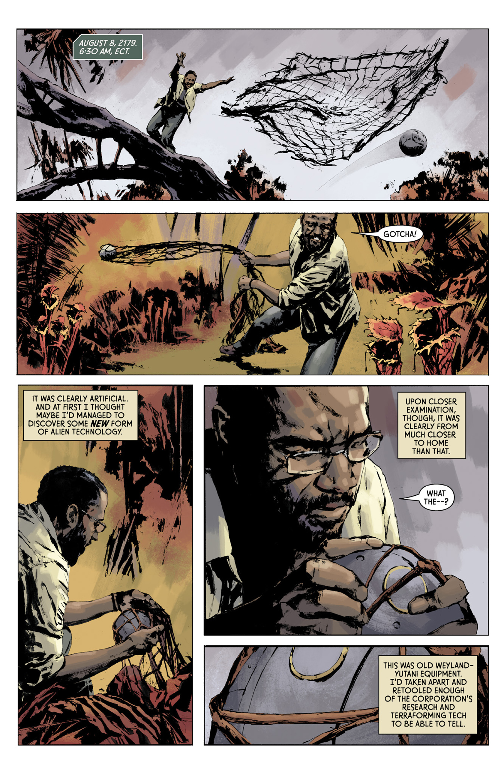 Read online Aliens: Fire and Stone comic -  Issue #2 - 4