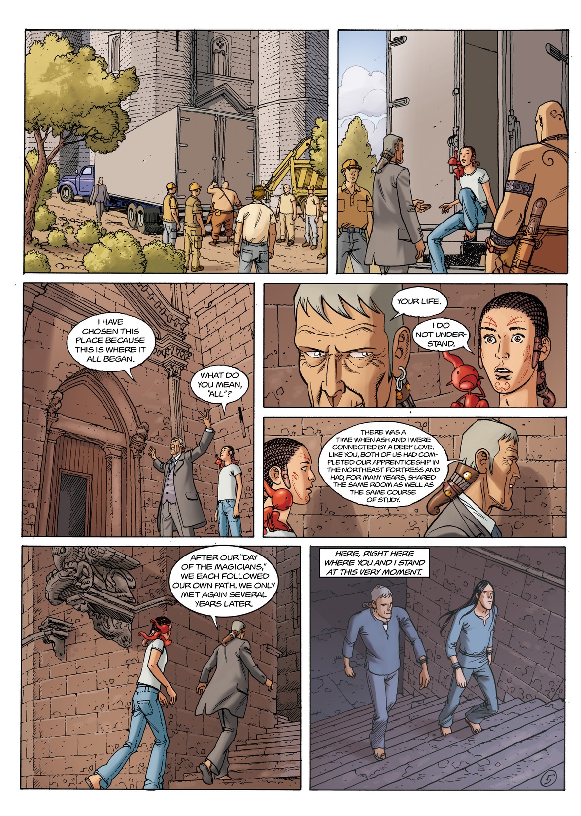 Read online Day of the Magicians comic -  Issue #5 - 10