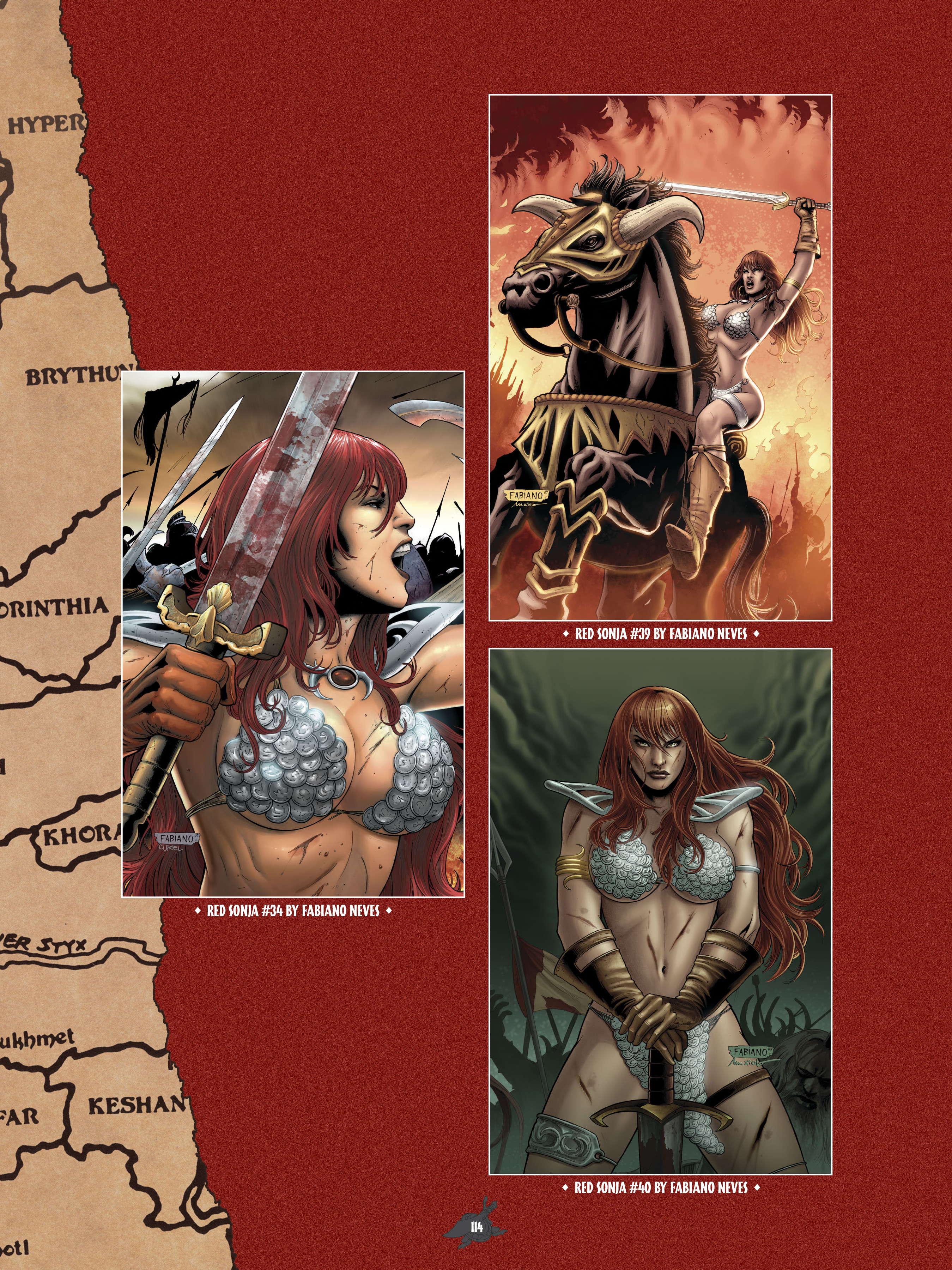 Read online The Art of Red Sonja comic -  Issue # TPB 1 (Part 2) - 13