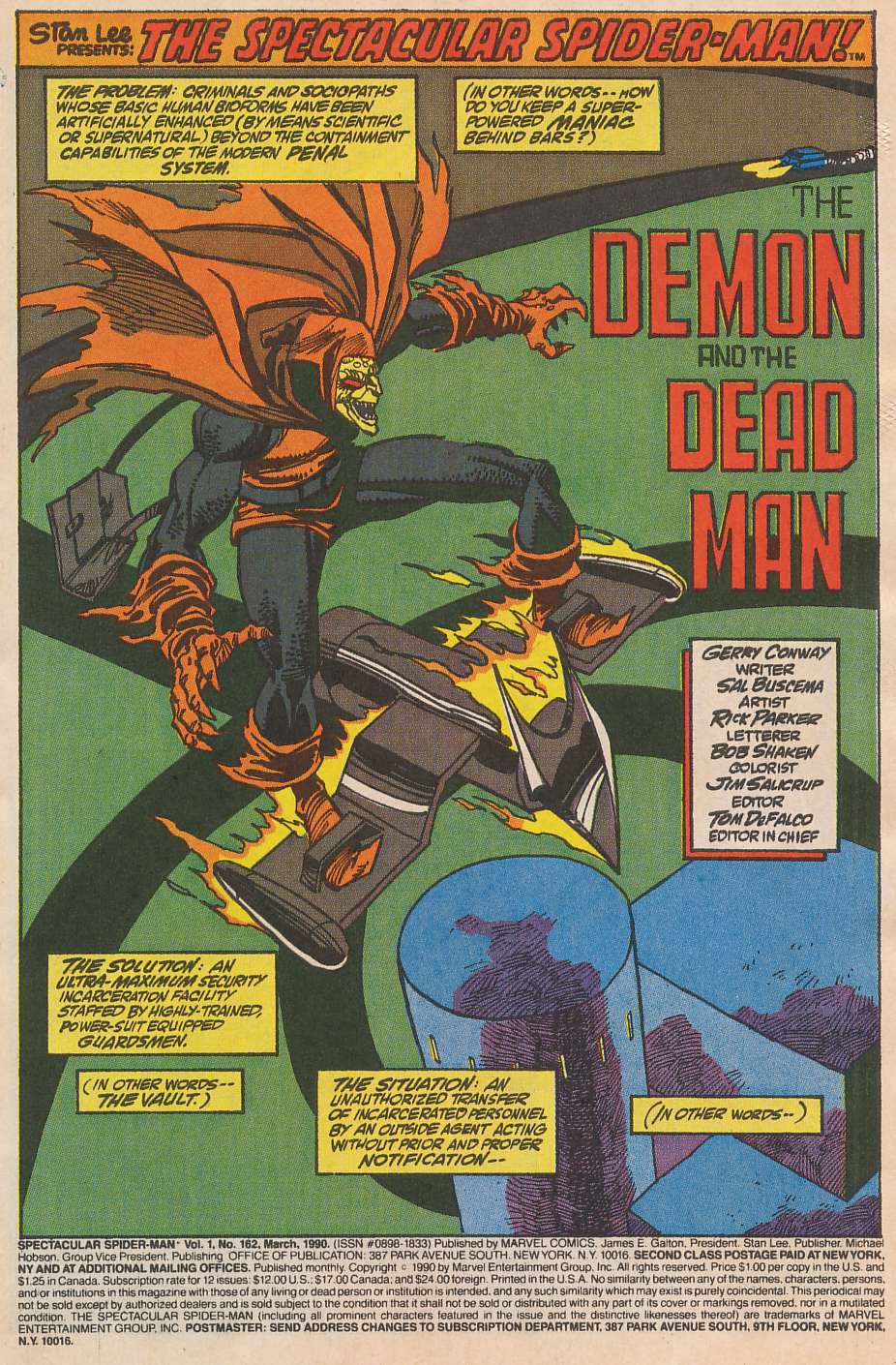 Read online The Spectacular Spider-Man (1976) comic -  Issue #162 - 2