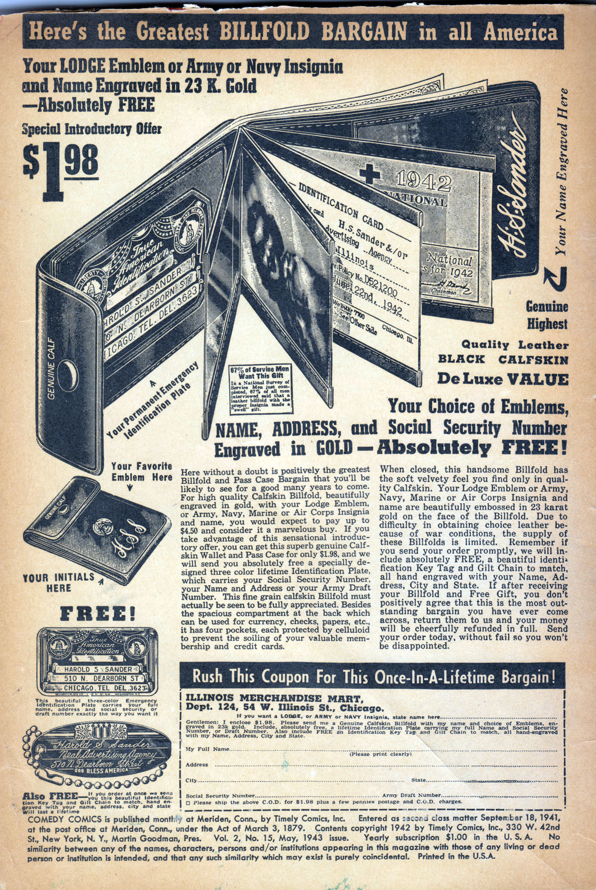 Read online Comedy Comics (1942) comic -  Issue #15 - 2