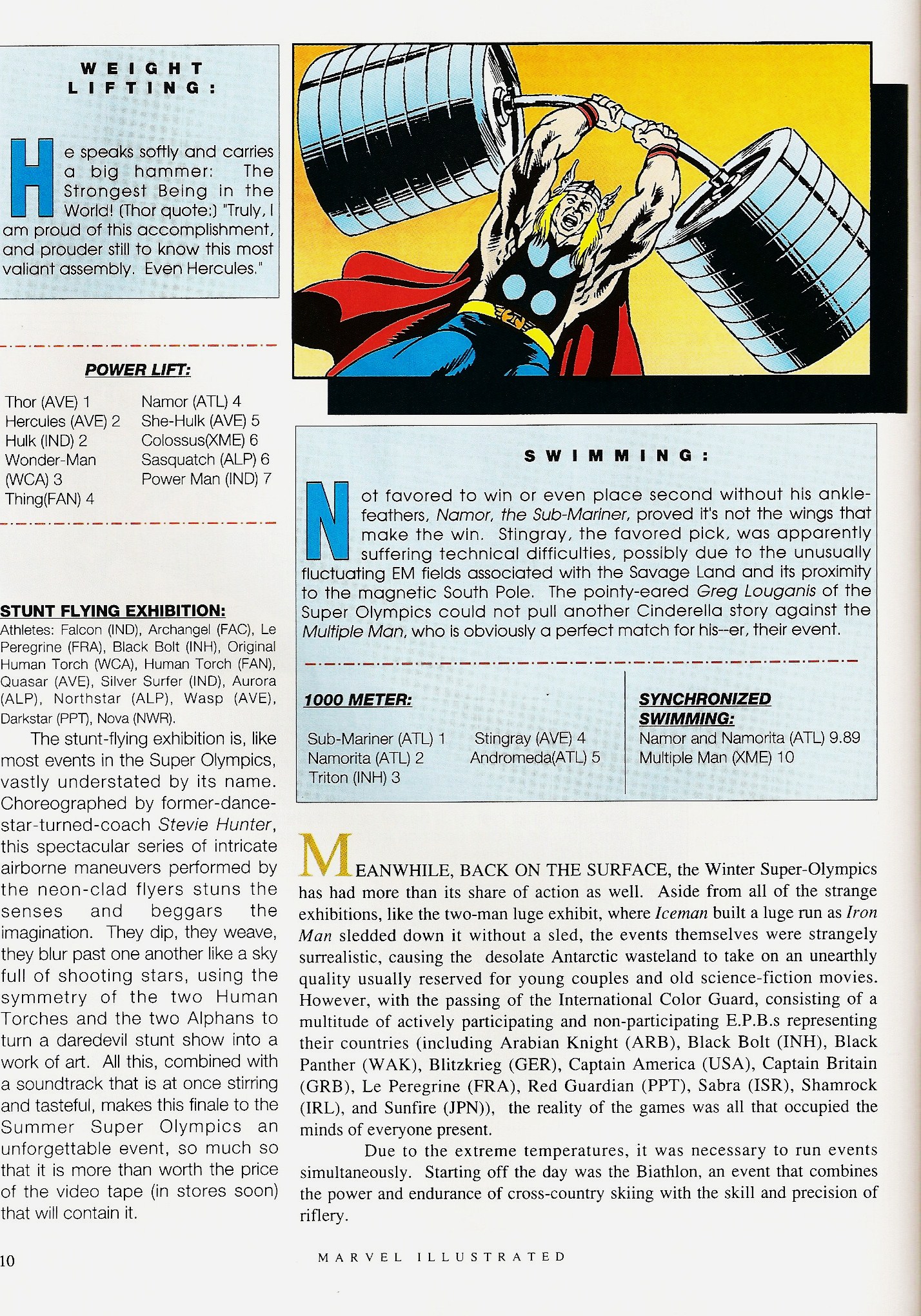 Read online Marvel Illustrated: Swimsuit Issue comic -  Issue # Full - 12