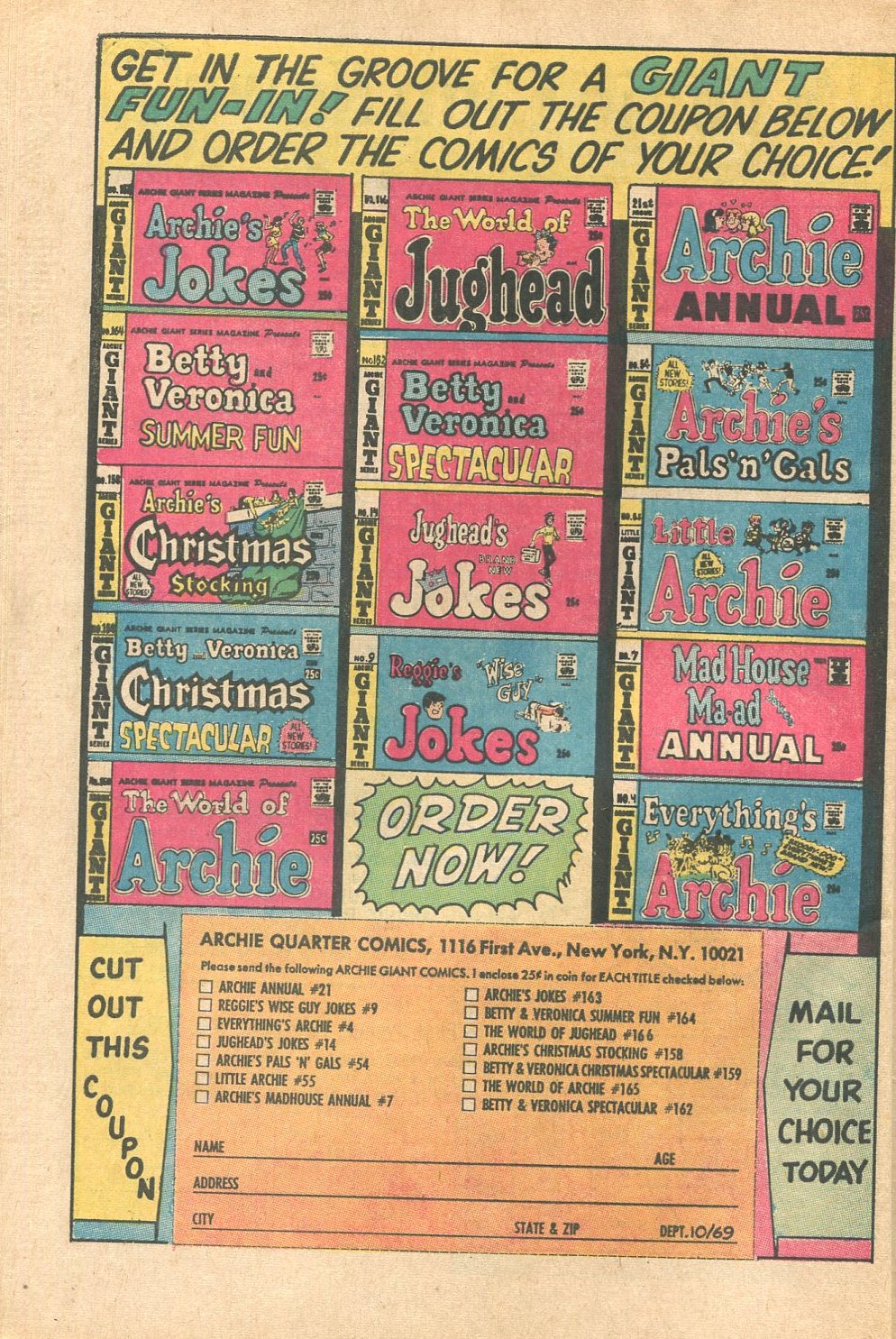 Read online Archie's Joke Book Magazine comic -  Issue #142 - 28