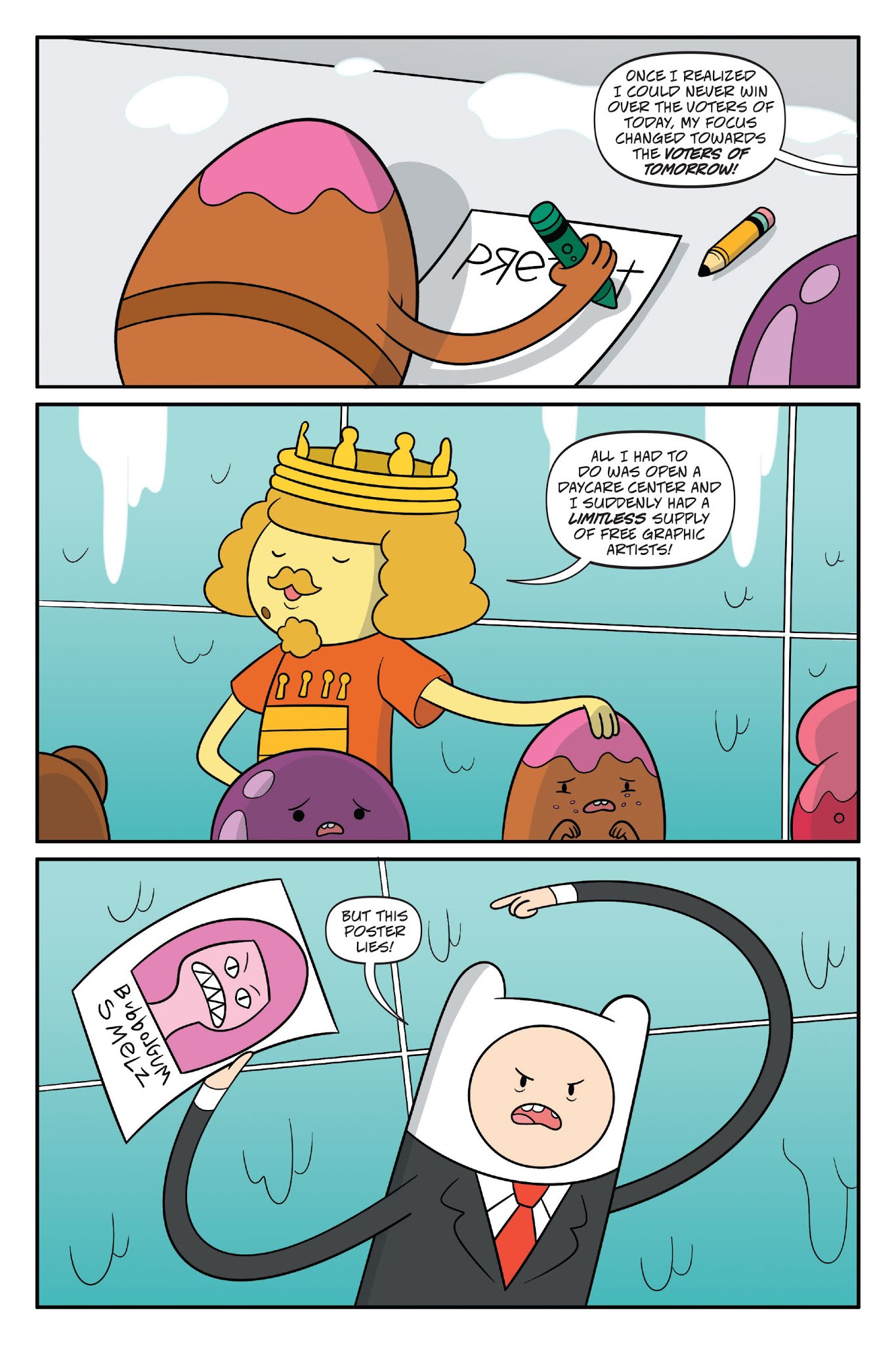 Read online Adventure Time: President Bubblegum comic -  Issue # TPB - 87