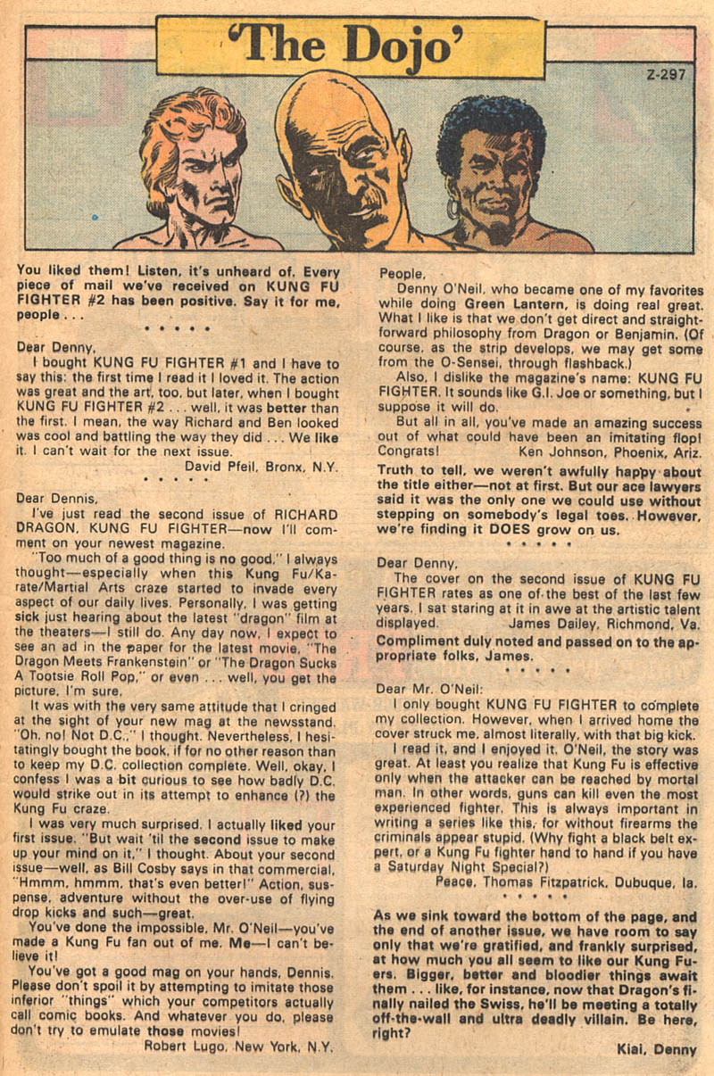 Read online Richard Dragon, Kung-Fu Fighter comic -  Issue #3 - 20
